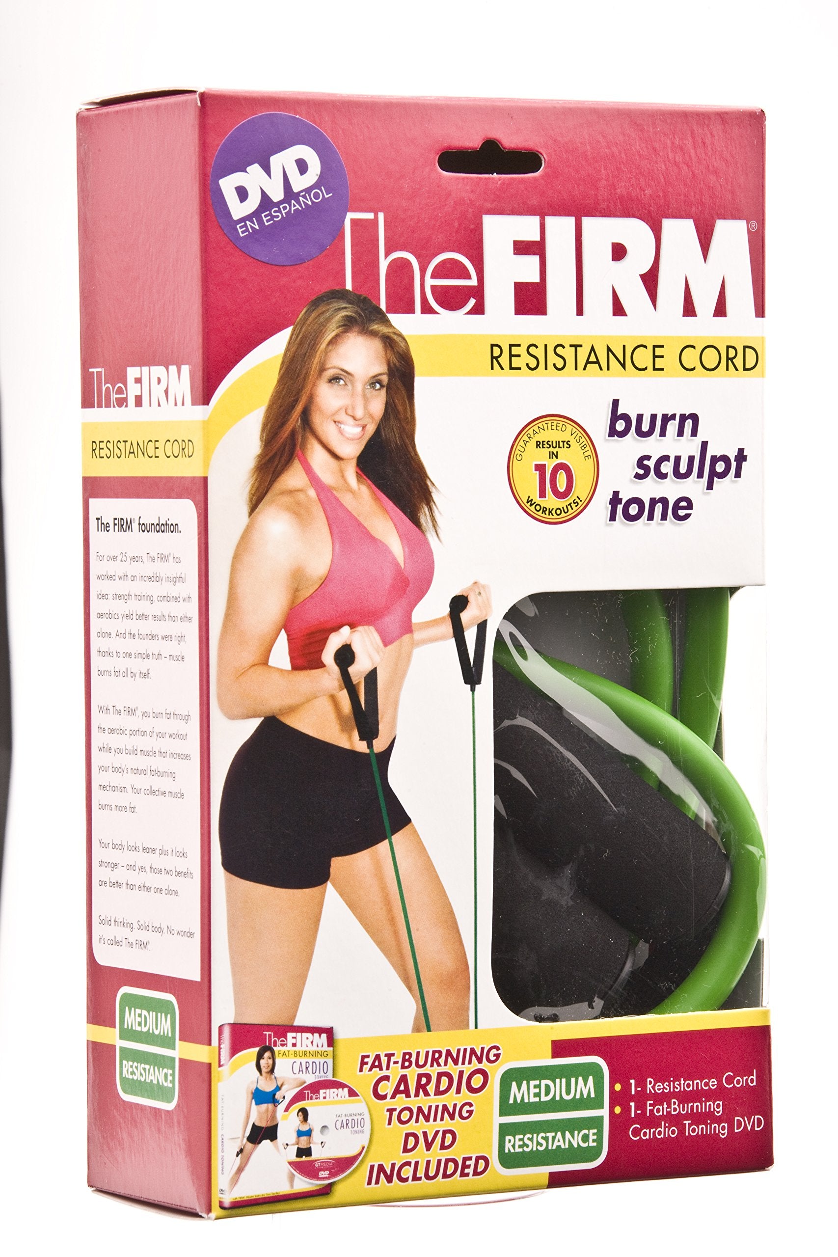 gaiam TYFIRM-51693 The Firm Kit Liga de Resistencia Med Y DVD