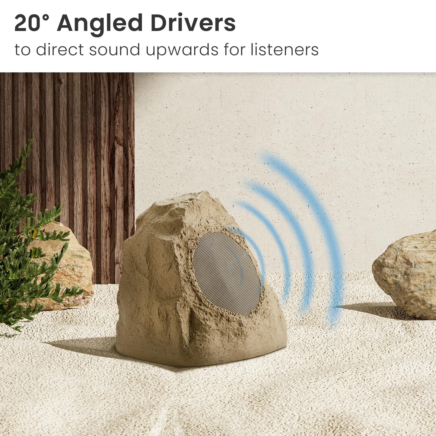 Bocinas Rock Outdoor Theater Solutions Beige 2R4S