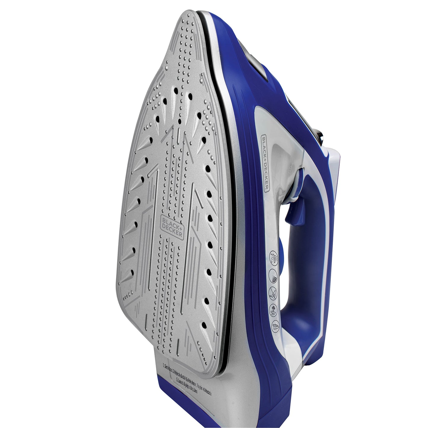 Plancha Black + Decker Impact suela cerámica resistente a caídas