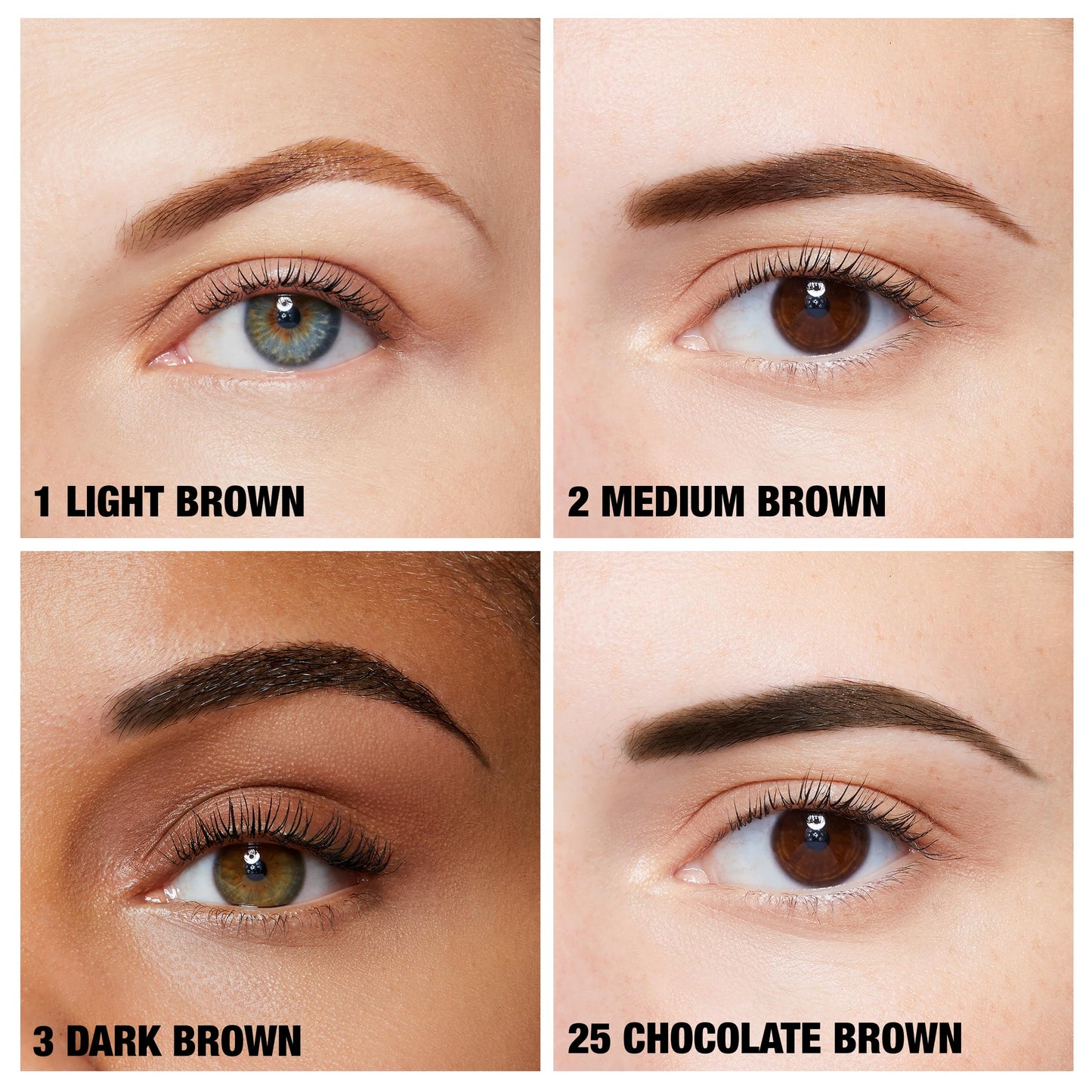 Tinta Semi Permanente Maybelline Medium Brown con Duración de hasta 3 Días para Cejas
