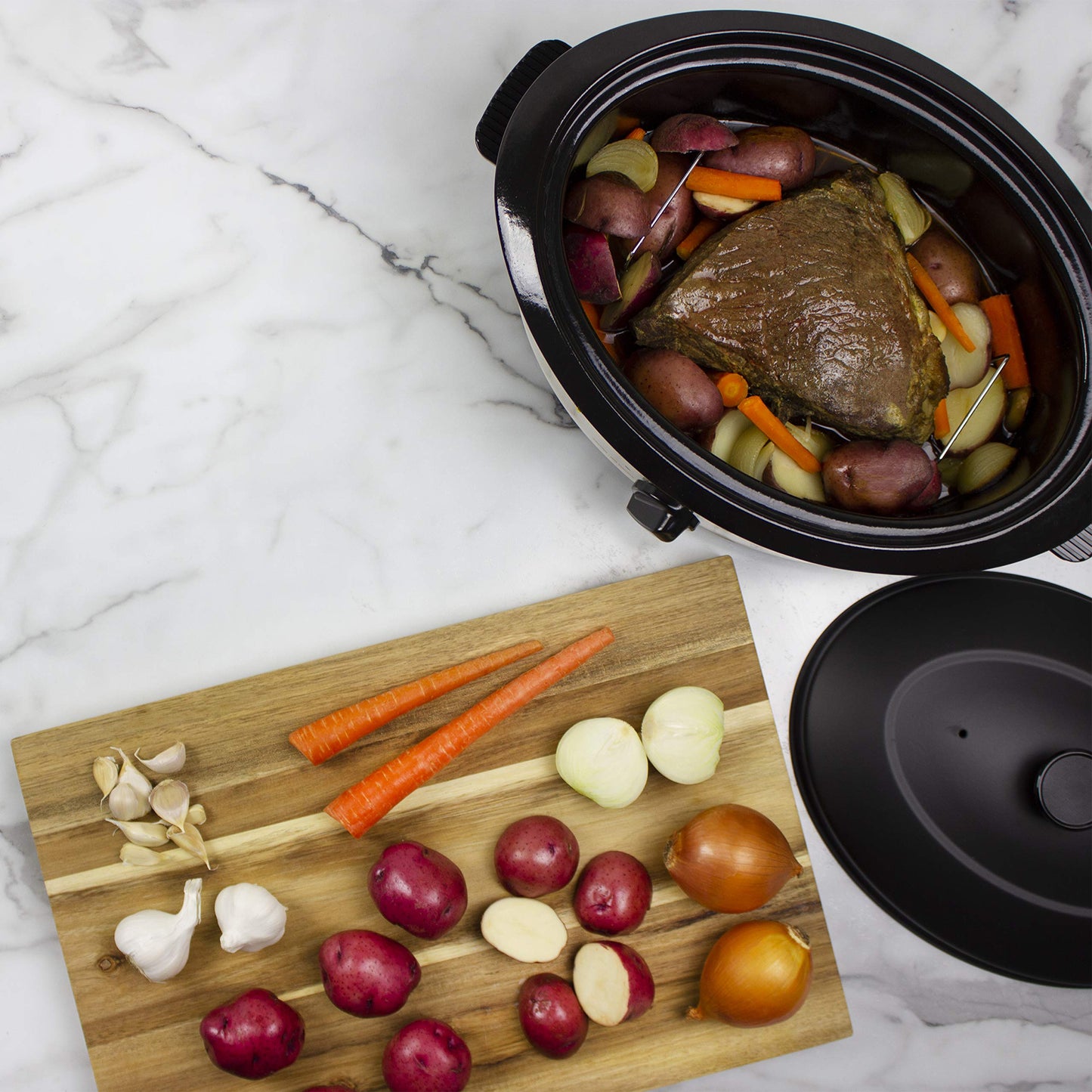 Olla de Cocción Lenta Nesco Beige Giratoria