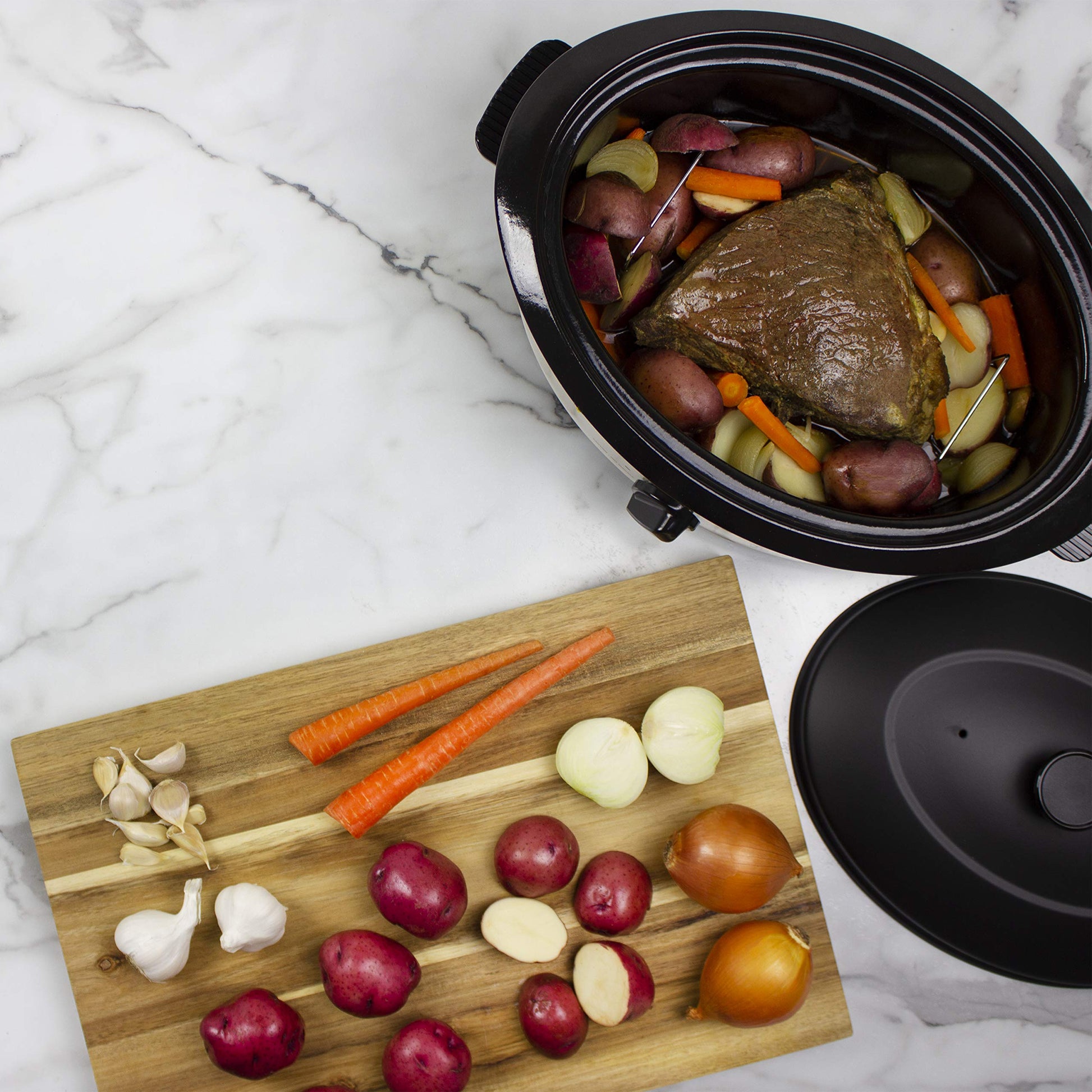 Olla de Cocción Lenta Nesco Beige Giratoria