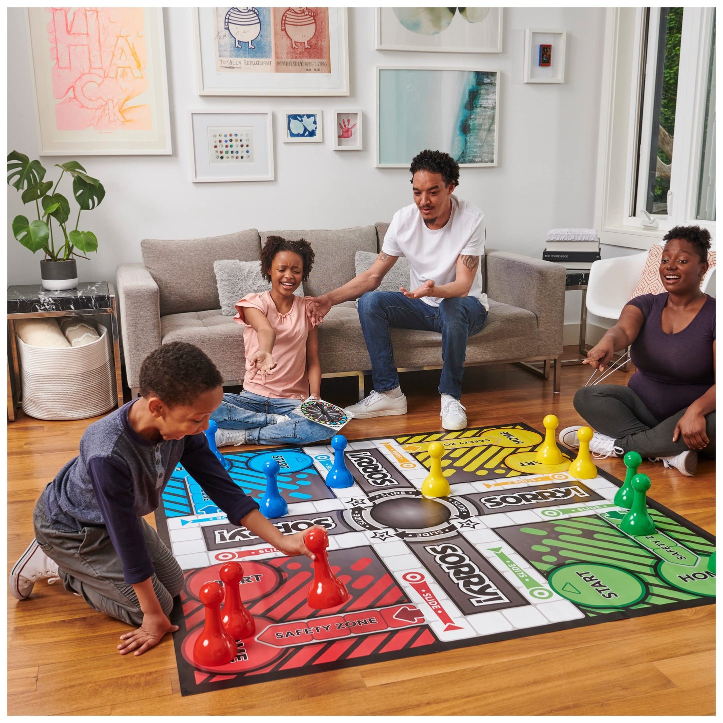 Juego de Mesa Spin Master Games Giant Sorry Verano para Exteriores e Interiores