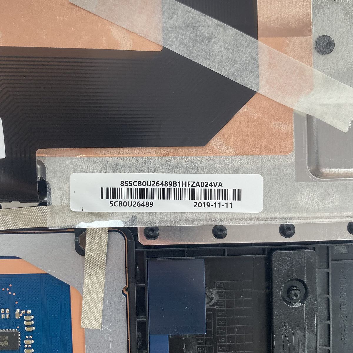 Repuesto Lenovo Chromebook 100E Negro Funda Superior con Teclado y Panel Táctil de 11.6 Pulgadas