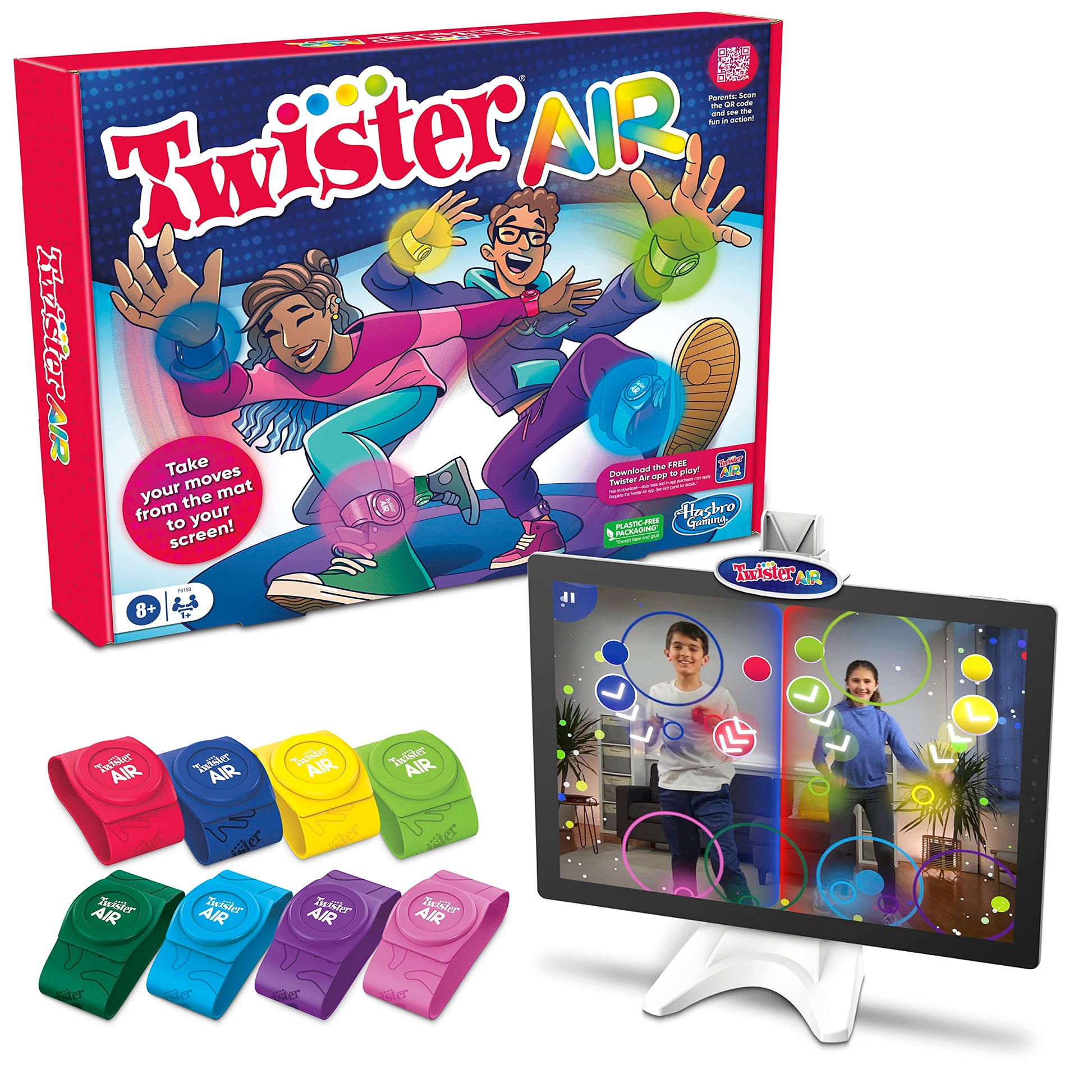 Juego Interactivo Twister Air Aplicación AR Azul Activo para Niños y Adultos