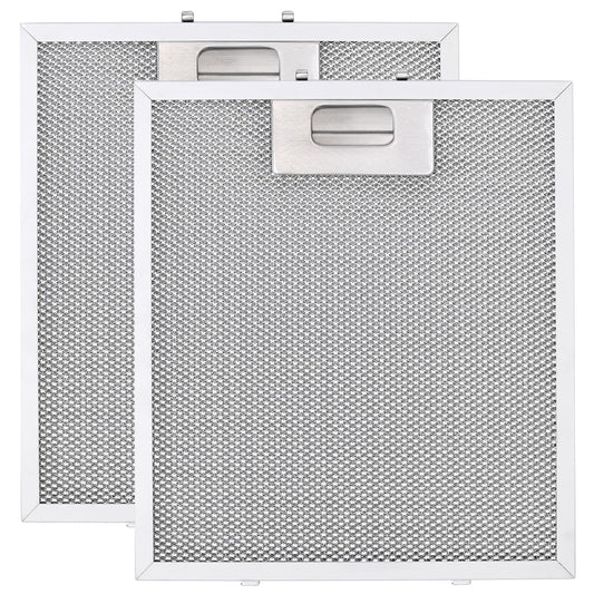 Filtro de campana de repuesto actualizado de 9 x 10.25 pulgadas (230 x 260 mm) 4 capas S97018029 filtro de rejilla de aluminio, filtro de grasa HR Huare Technology, compatible con Broan B5 Series,