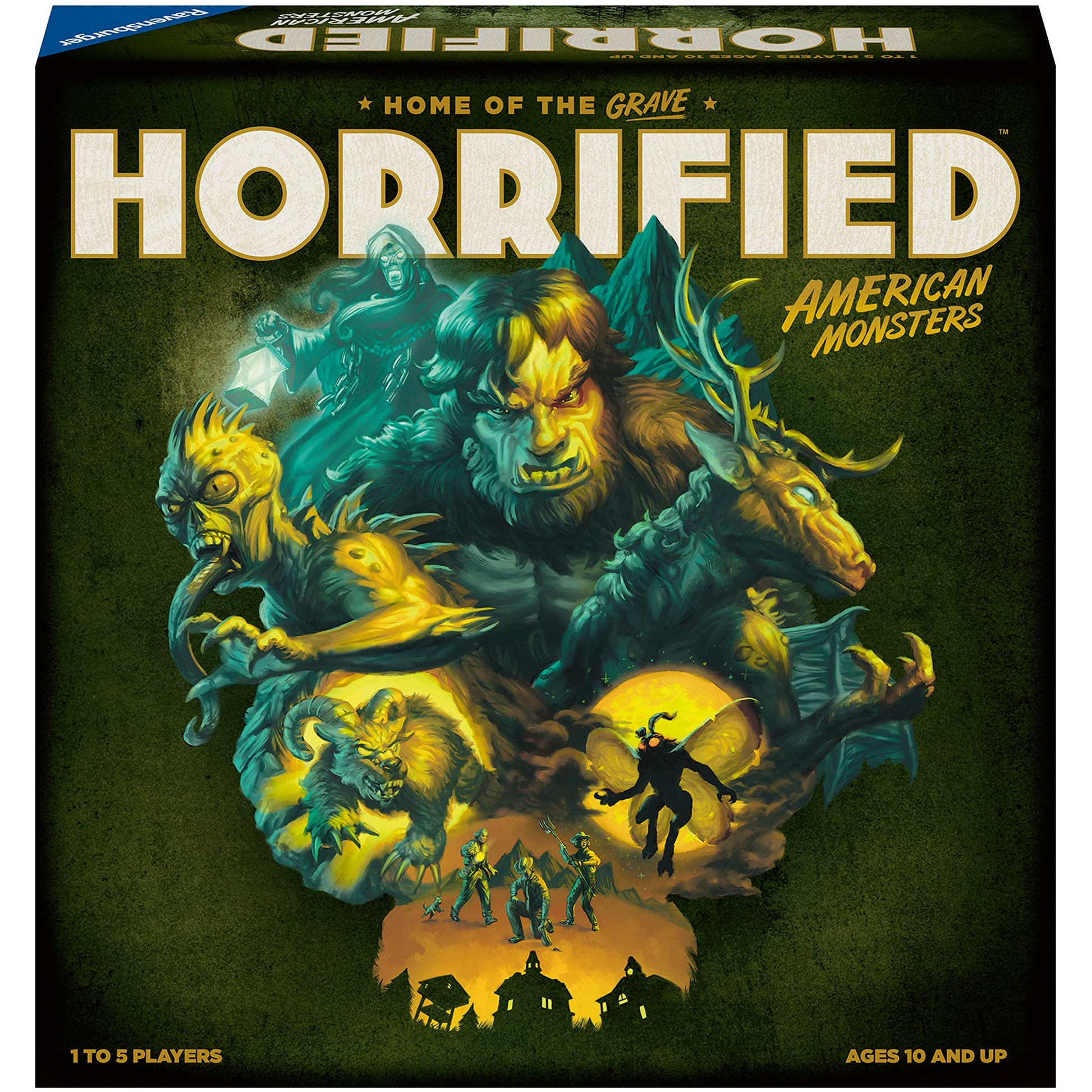 Juego de Mesa Ravensburger Horrified American Monsters Atractivo y Escalable