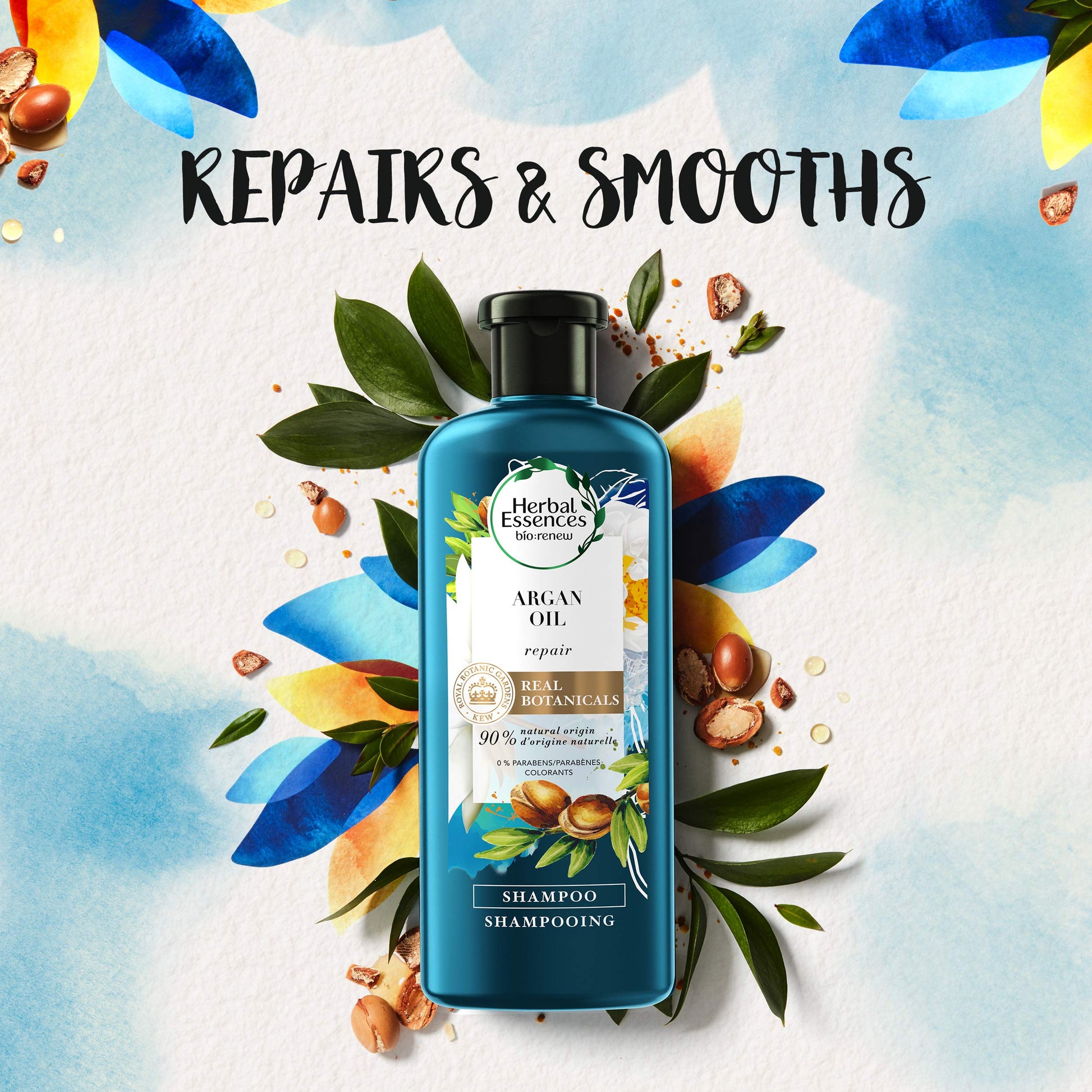 Herbal Essences Bíorenew Repair Argan Oil Of Morocco Shampoo, 400ml + Acondicionador Bio:Renew Argan Oil Of Morocco, 400 ml