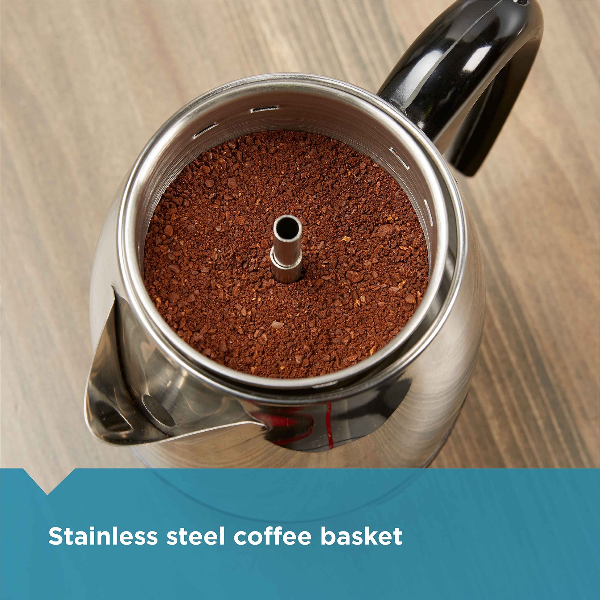 Percolador Farberware Acero Inoxidable 12 Tazas