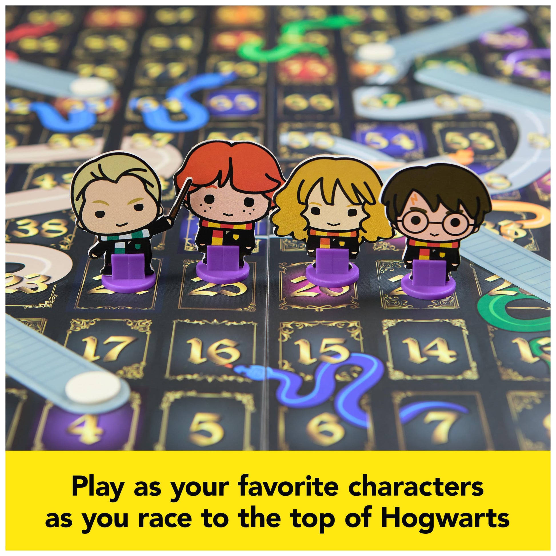 Juego Clásico Wizarding World of Harry Potter Serpents & Staircases para Toda la Familia