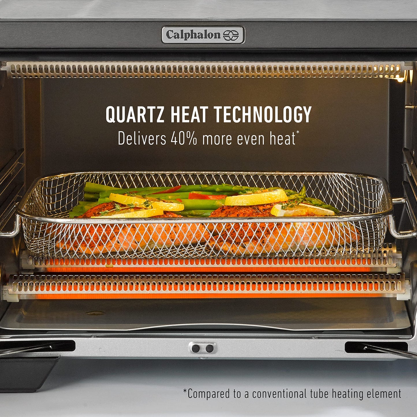 Calphalon® Horno freidora de aire para puerta francesa, horno tostador de convección 11 en 1