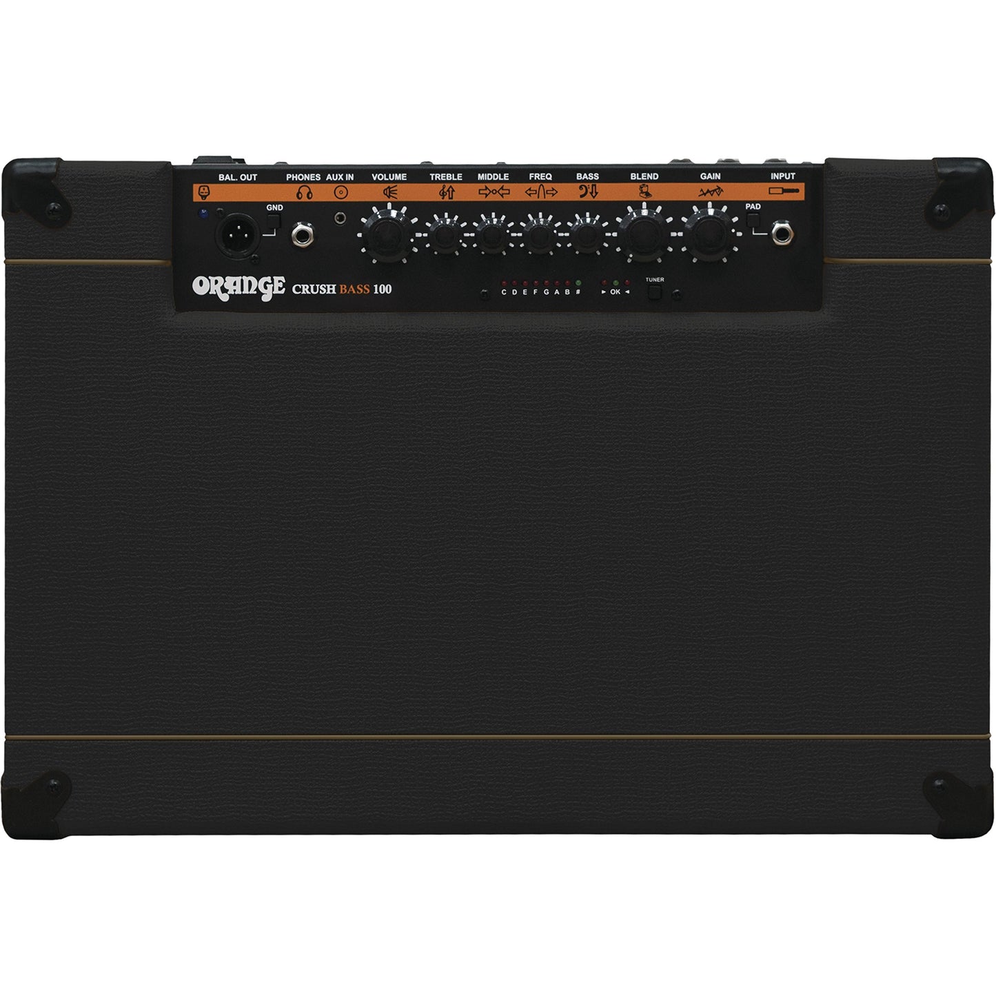 Combo de amplificador de bajo y guitarra, Crush Bass 100, Negro