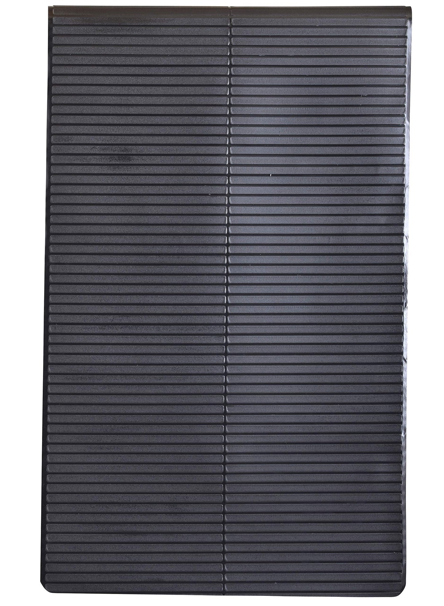 Tapete Protector de Piso Resiliente Resilia Negro Fácil de Limpiar para Gimnasio y Levantamiento de Pesas