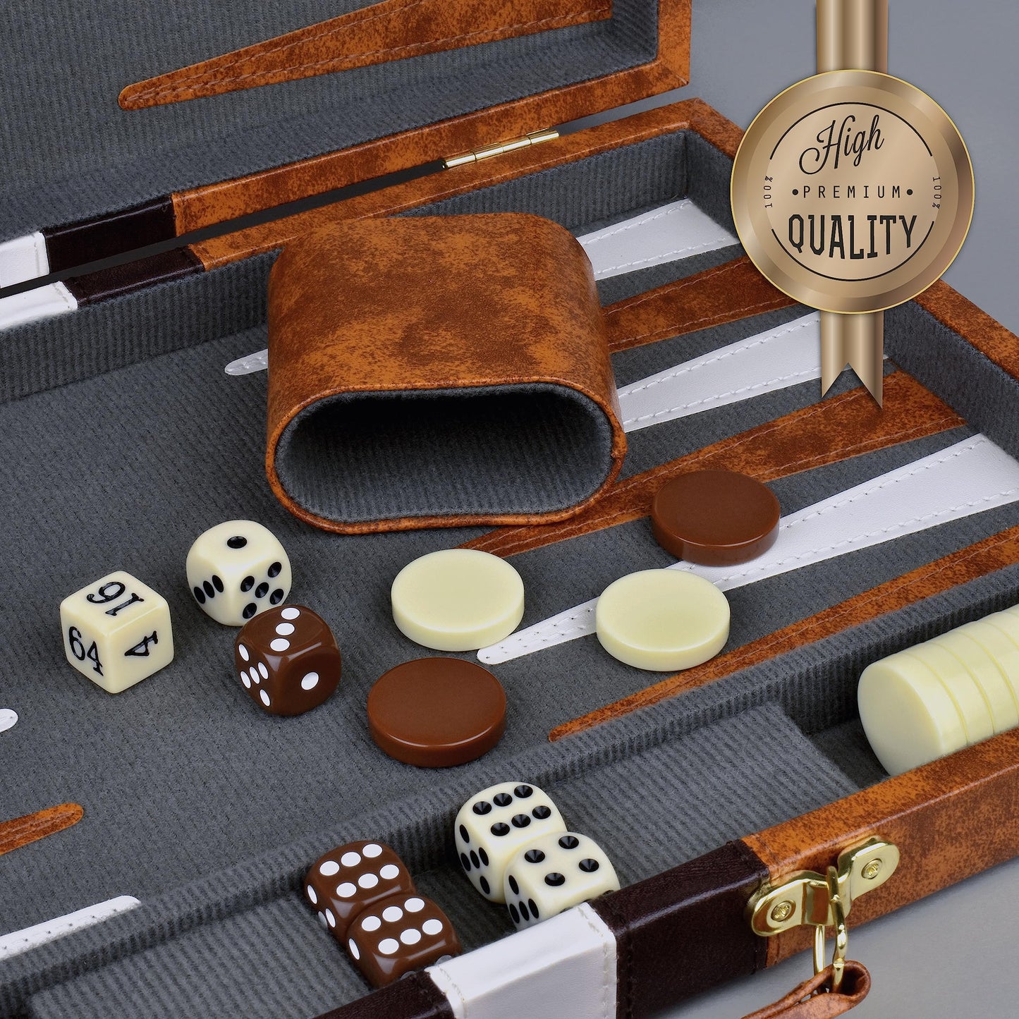Juego de Backgammon Queensell Rojo Viaje para Adultos y Niños