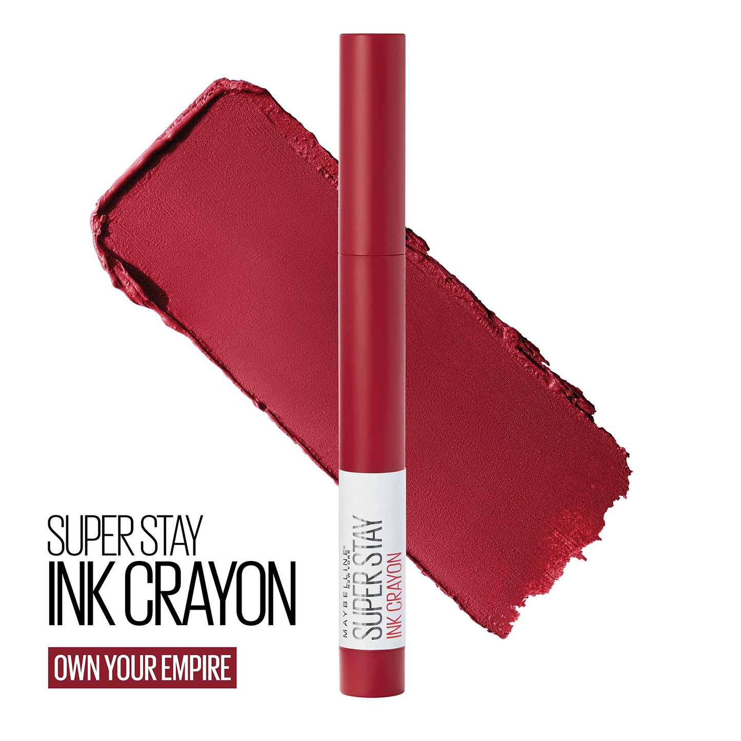 Lápiz Labial Maybelline SuperStay Ink Crayon Mate Larga Duración
