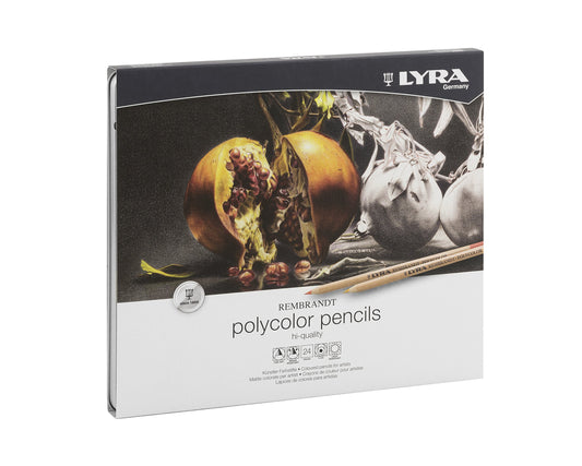 Lyra Rembrandt Polycolor Lápices de colores, Set de 24, empaque puede variar