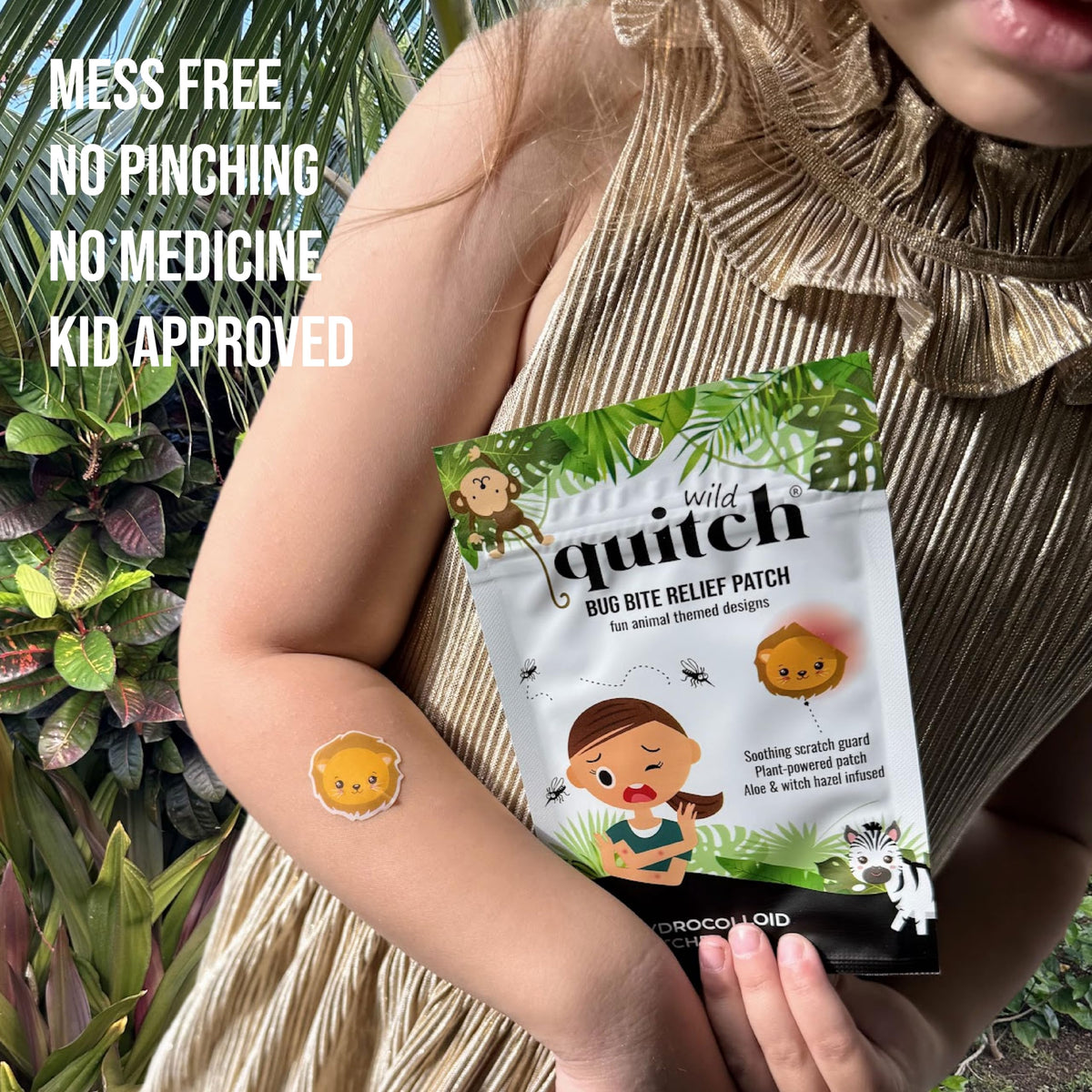 Parches Safari Quitch Beige Alivio de Picaduras para Niños y Bebés