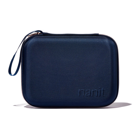 Funda de Transporte Rígida Protectora Nanit Azul para Monitor de Bebé Nanit Pro y Accesorio de Viaje Multisoporte