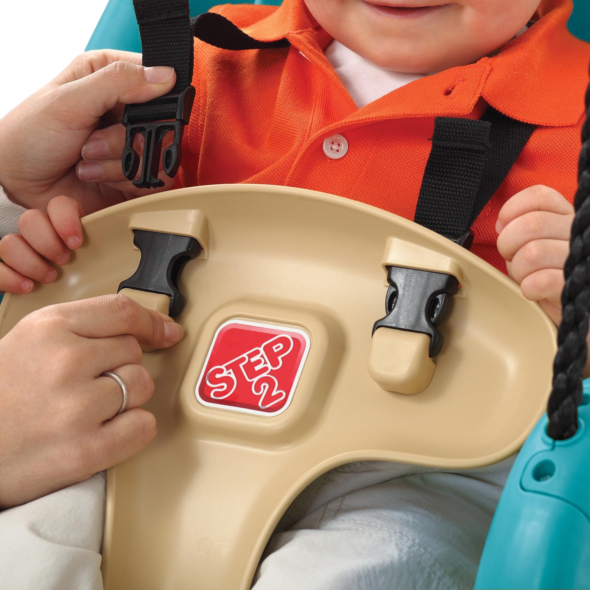 Columpio Infantil Step2 Turquesa Convertible