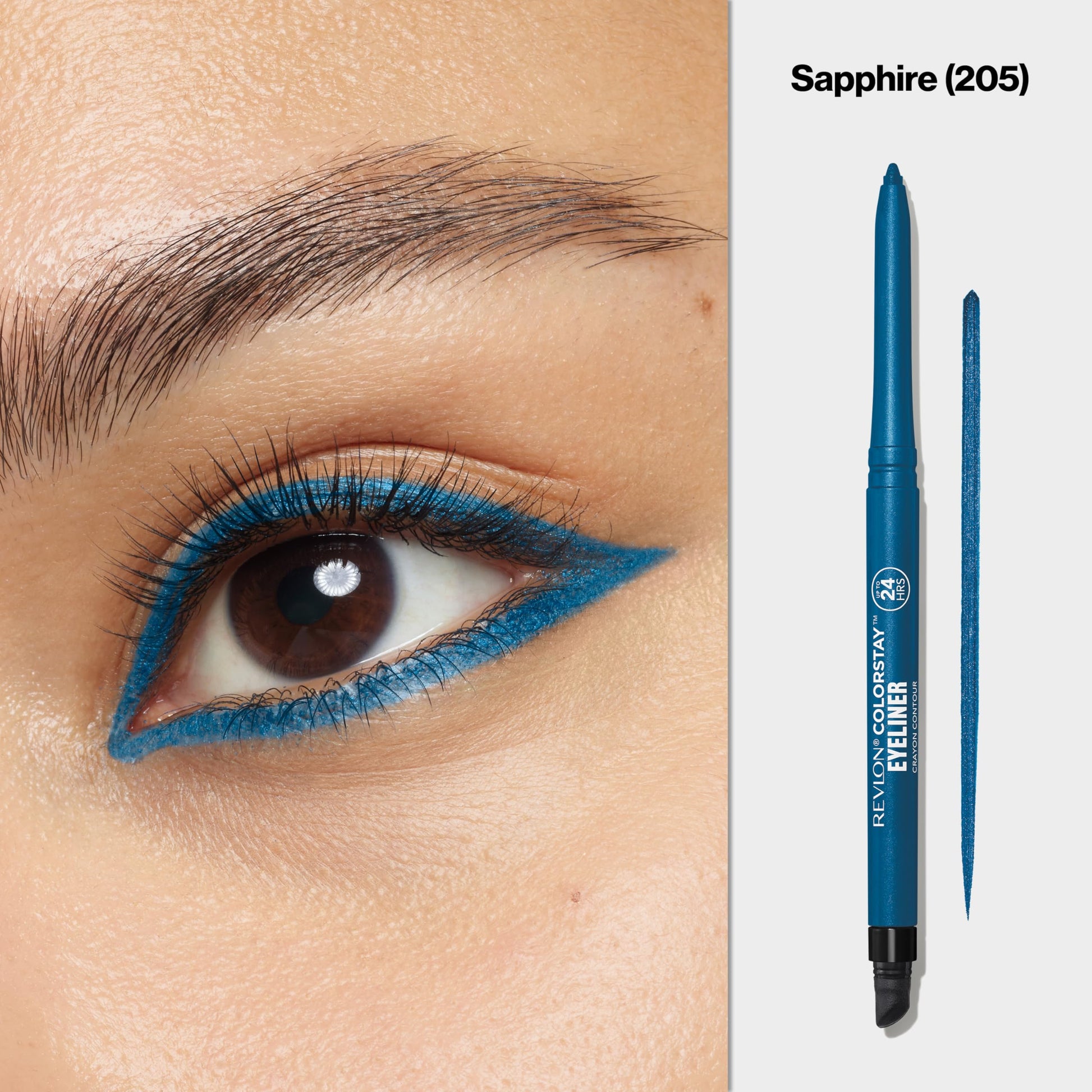 Lápiz de Ojos Revlon Colorstay en Tonos 205 Sapphire - Calidad y Durabilidad por Revlon