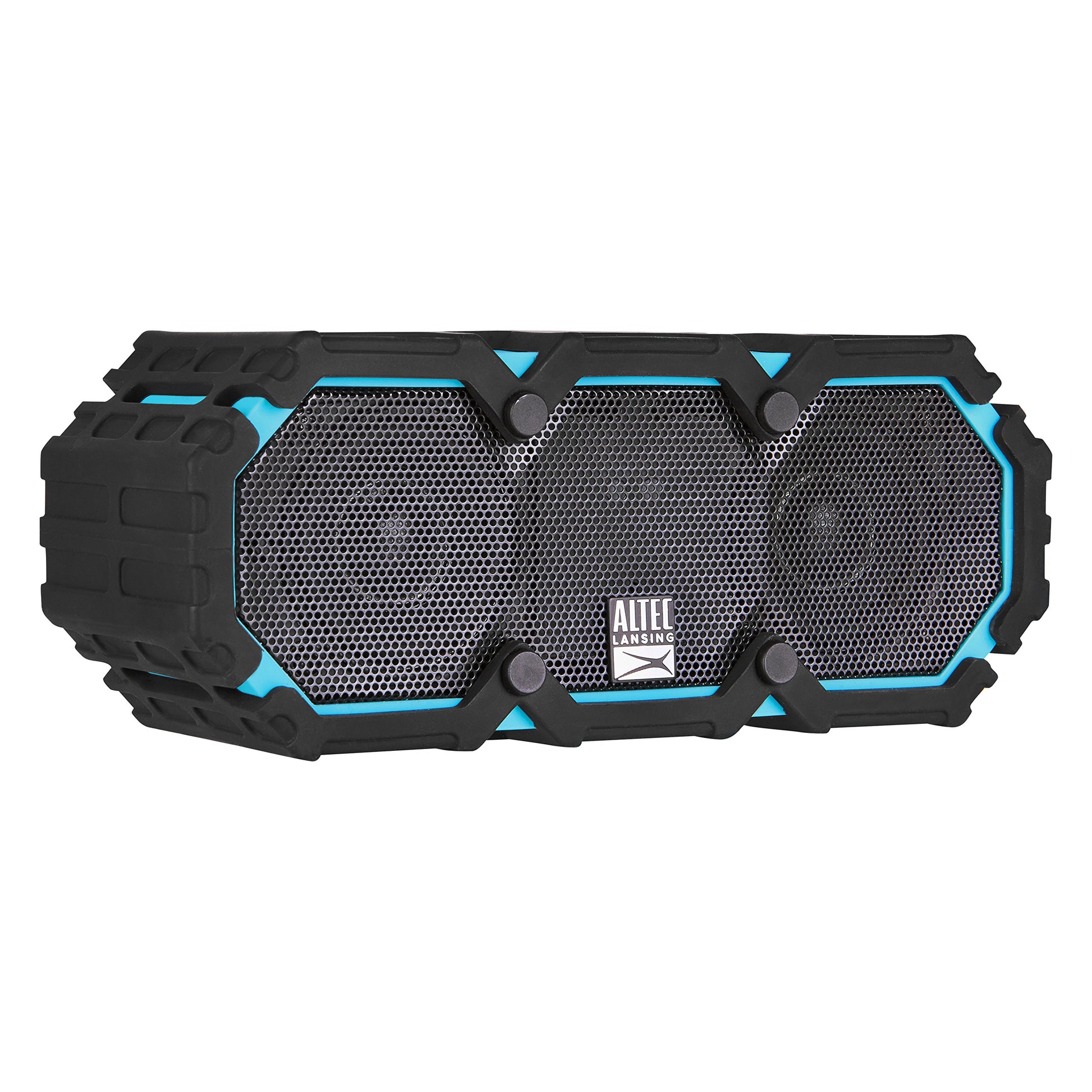 Altec Lansing IMW477-AB Mini Life Jacket 2 Altavoces Portátiles, Inalámbrico y Alámbrico, Batería, Bluetooth/3.5mm/USB, Universal, Rectángulo, Negro/Azul
