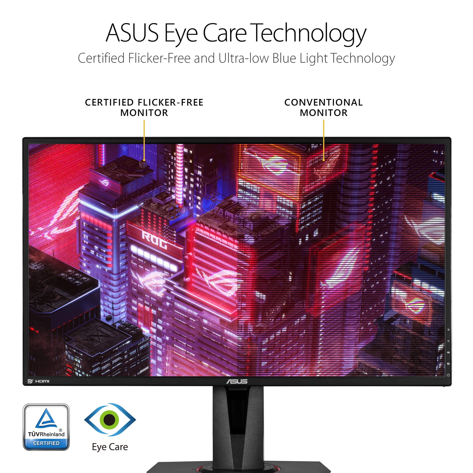 Asus Monitor Gamer 27" TUF Gaming VG27AQ, HDR, WQHD (2560x1440), IPS, 165Hz, Extreme Low Motion Blur Sync Compatible con G-SYNC, Adaptive-Sync, 1ms