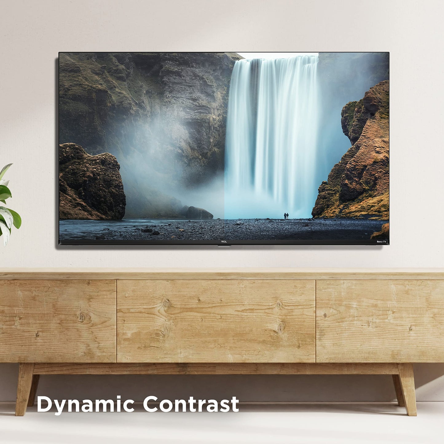 Televisor LED Smart 32 Pulgadas TCL Negro con Roku TV y Compatibilidad Alexa y Google Assistant