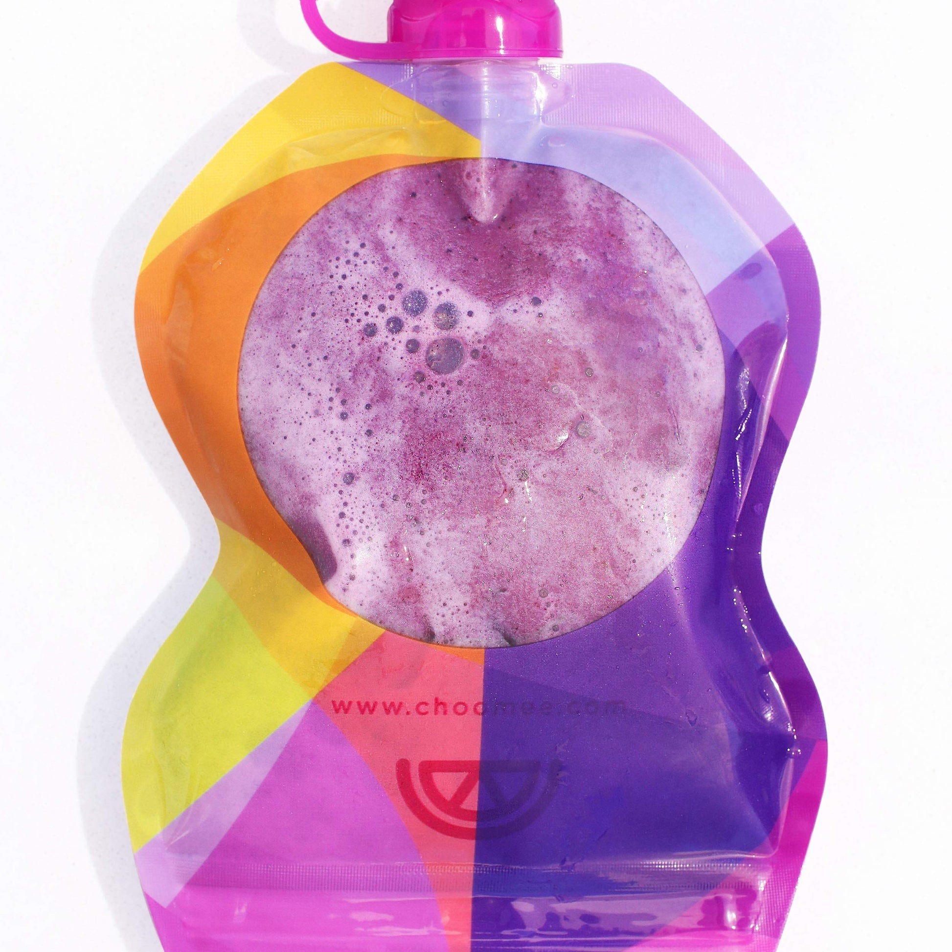 ChooMee Smoothie Project por Weelicious + SnakPack Bolsas reutilizables para alimentos - ¡Nuevo! TropiColor Design, ideal para purés, mezclas de batidos y alimentos para bebés