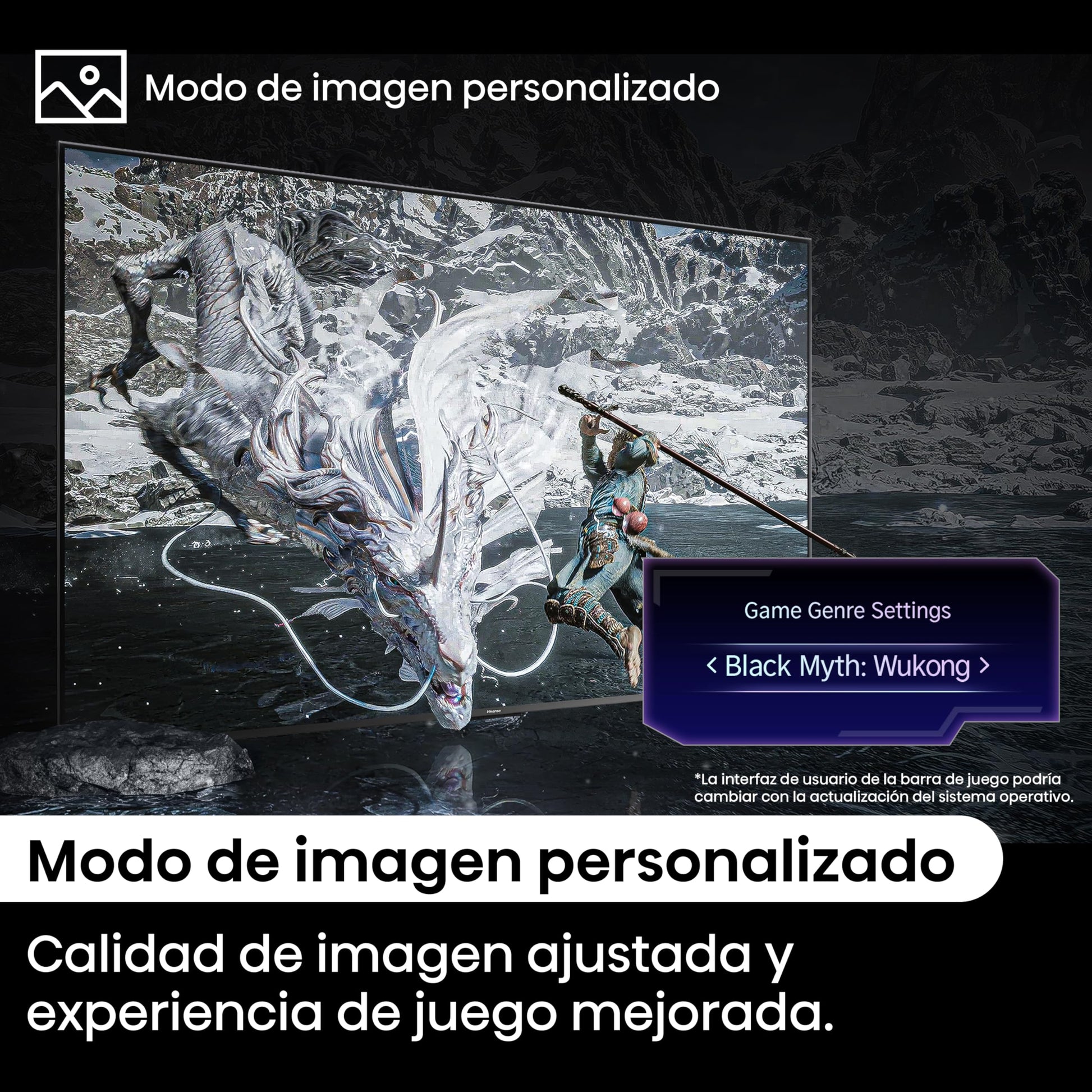 Hisense Television U7N Pantalla 65 Pulgadas,Mini-LED Smart Google TV UHD 4K,Control Remoto por Voz con Alexa,Modo de Juego Pro de 144 Hz,Hi-View Engine Pro,Subwoofer Incorporado