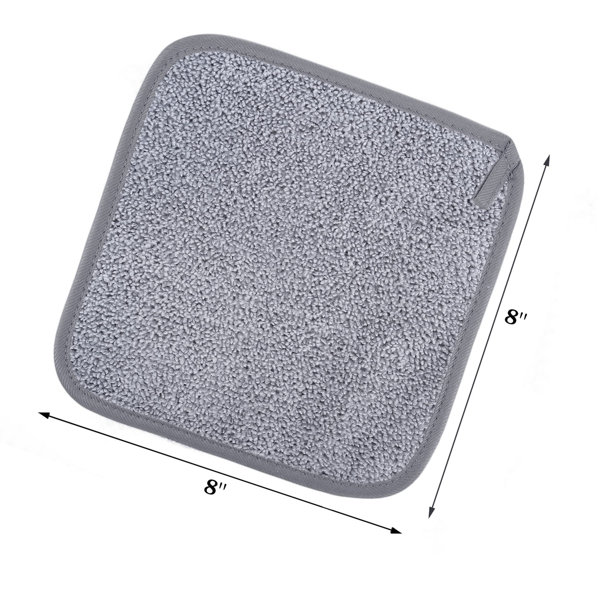 POLYTE Paño Desmaquillante Facial de Microfibra, 20.3x20.3 cm, 6 Pzas