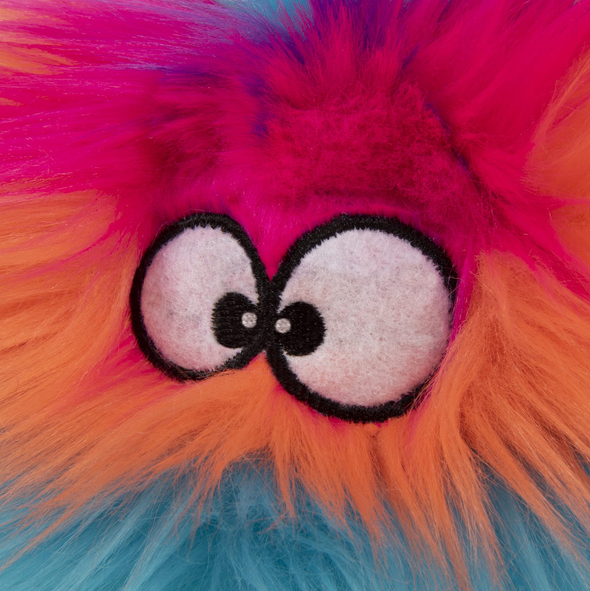 goDog Furballz - Juguete de Peluche chirriante para Perro, tecnología de protección para Masticar, Arco Iris Fresco, pequeño