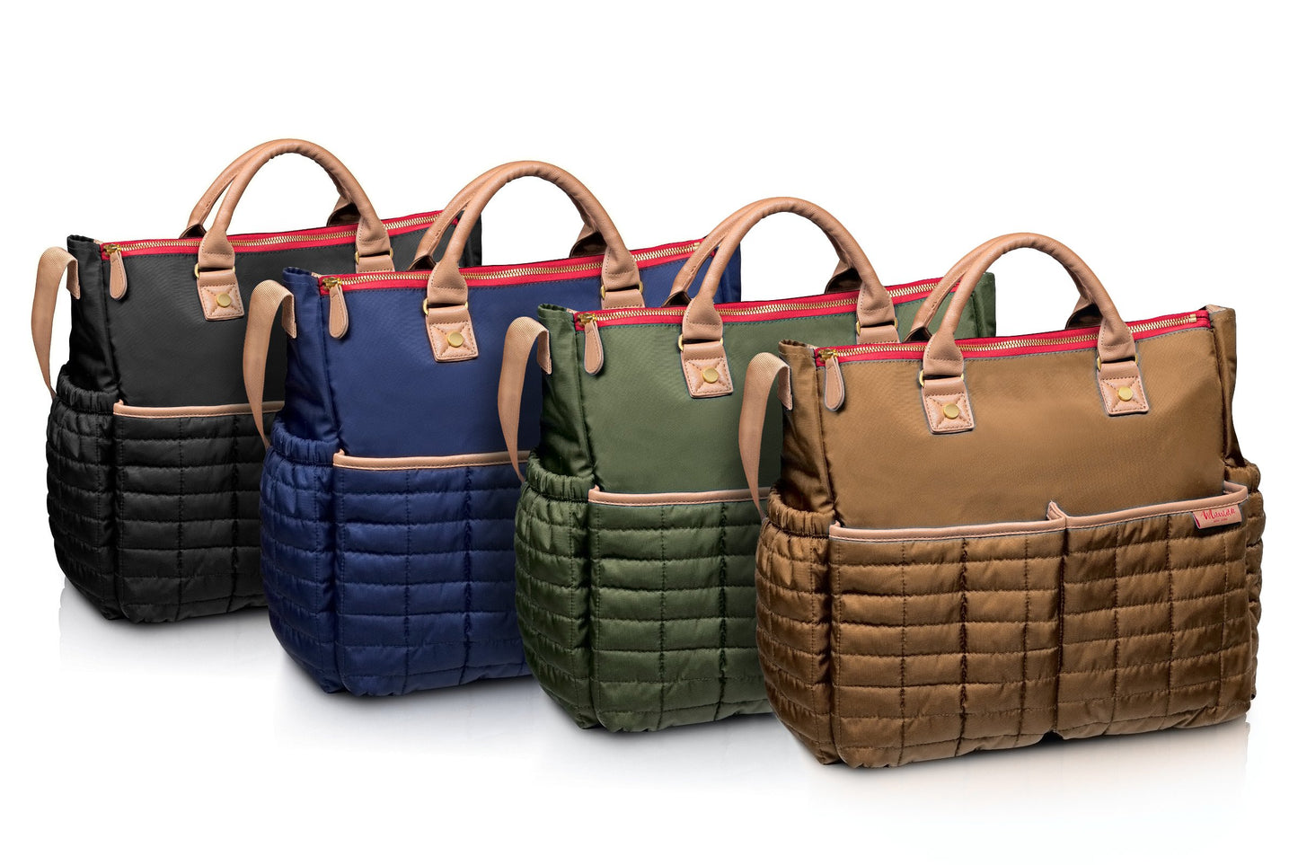 Maman Designer - Bolsa de pañales con cambiador a juego