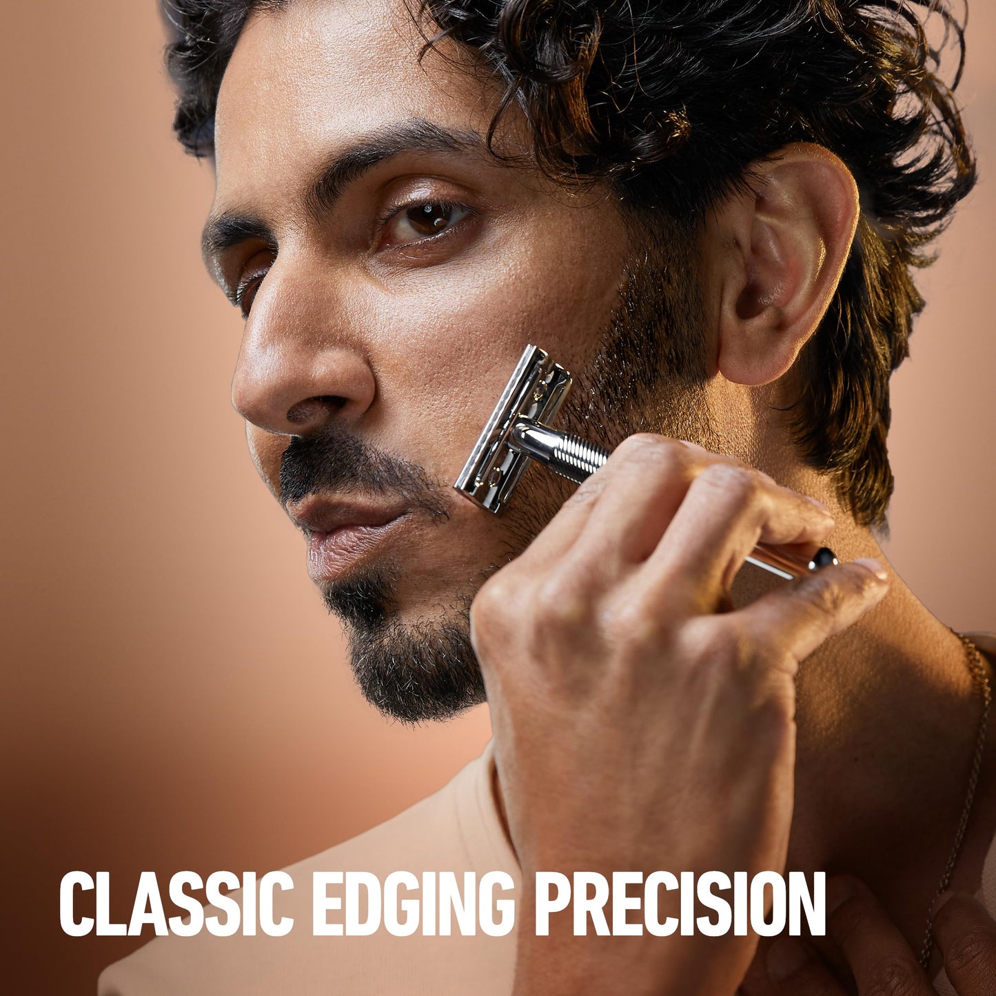 Gillette King C - Maquinilla de afeitar de doble filo para hombre + 5 cuchillas de doble filo con revestimiento de platino, ideas de regalo para él/papá