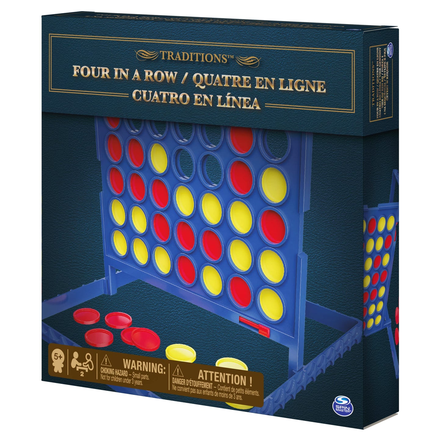 Juego de Mesa Spin Master Cardinal Azul Cuatro en Línea para Familias