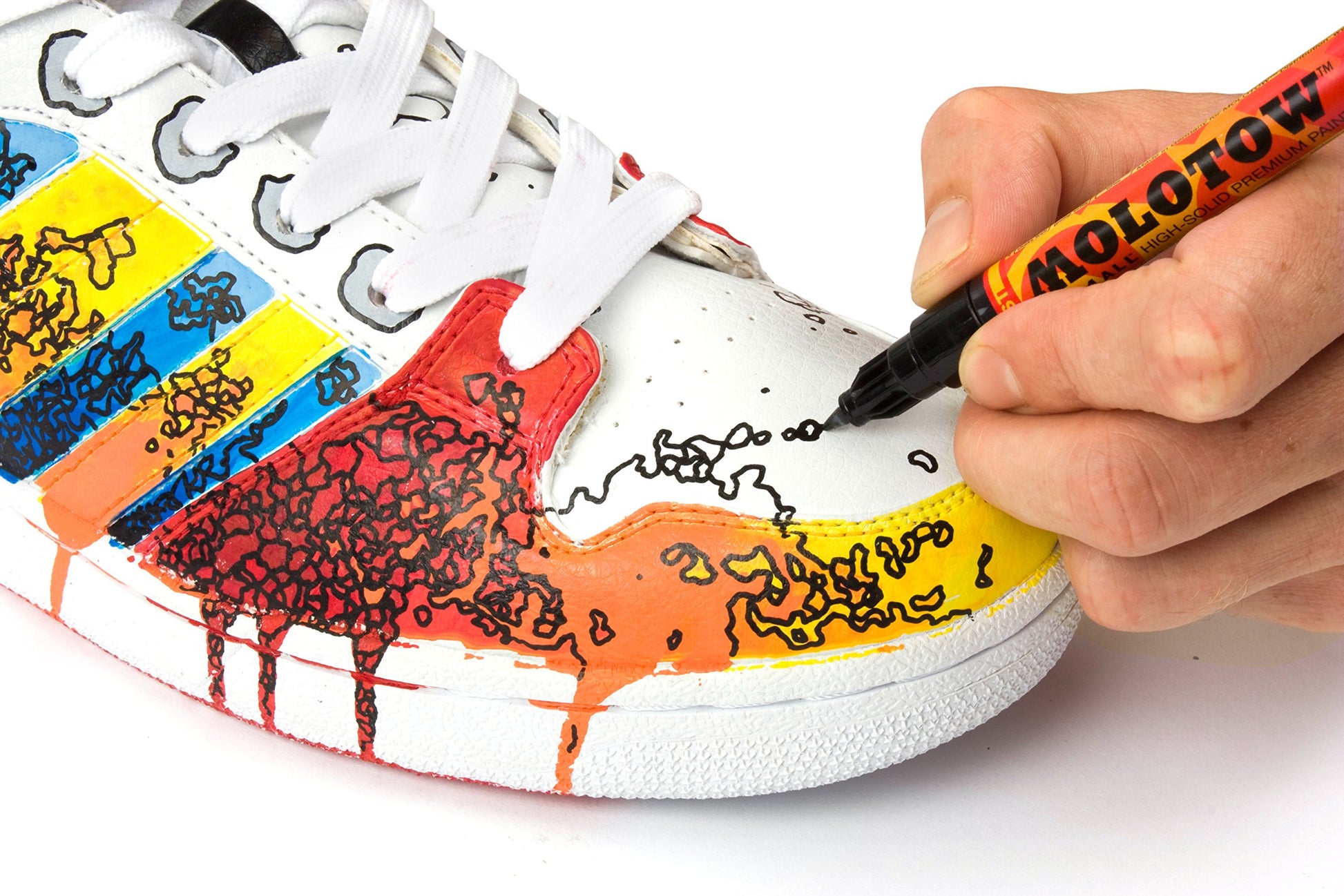 Marcador Acrílico Molotow ONE4ALL Negro 4 mm