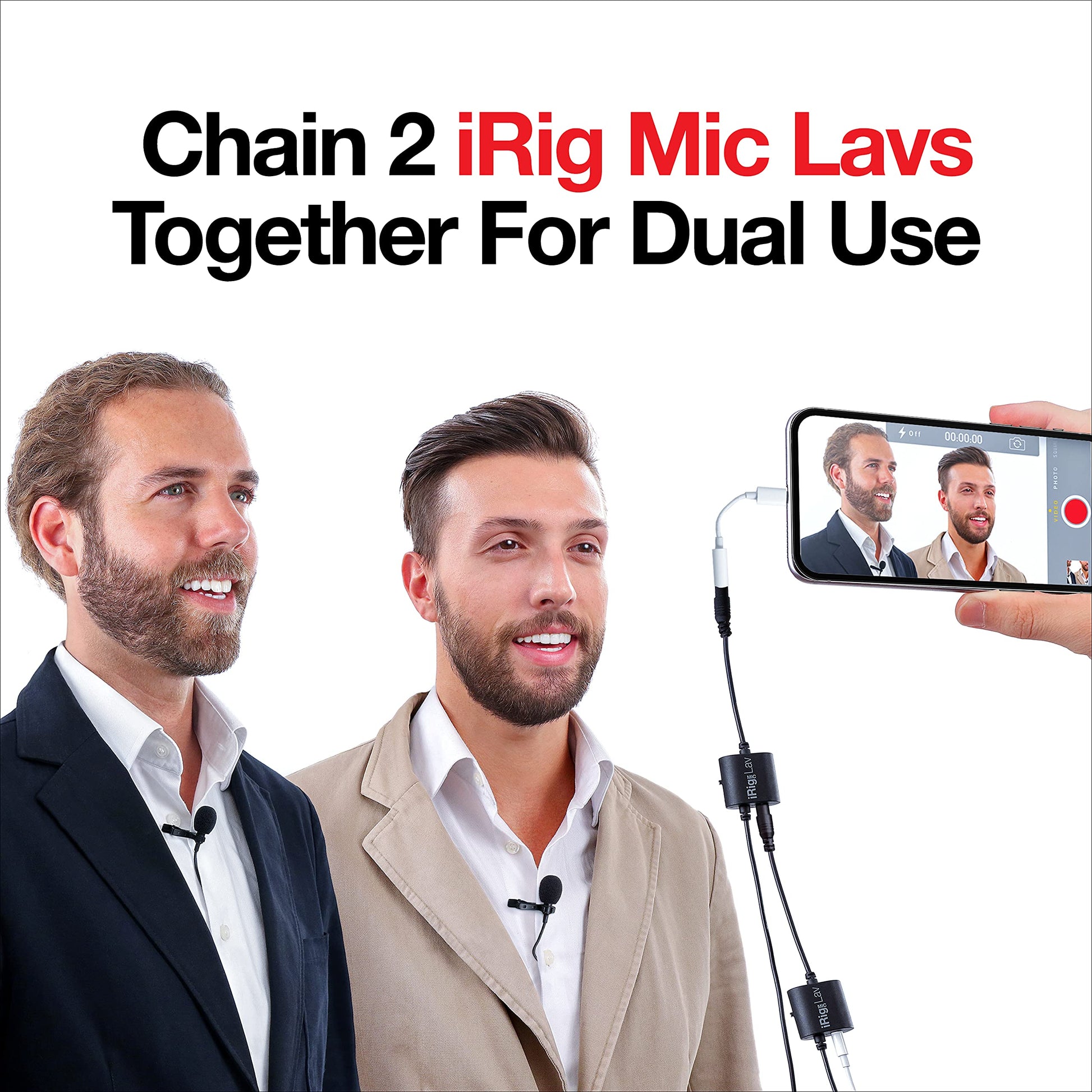 IK Multimedia IP-IRIG-MICLAV-IN Vocal Condenser Microphone