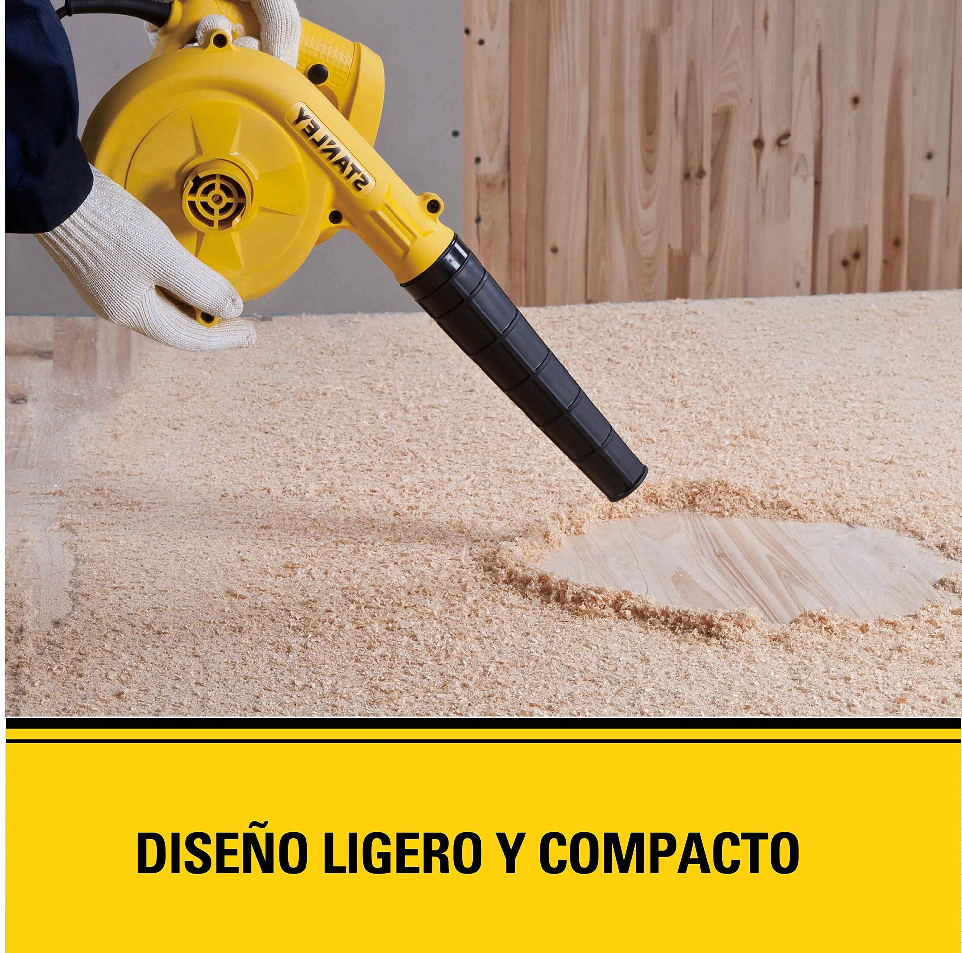 Sopladora y Aspiradora Eléctrica STANLEY 600W