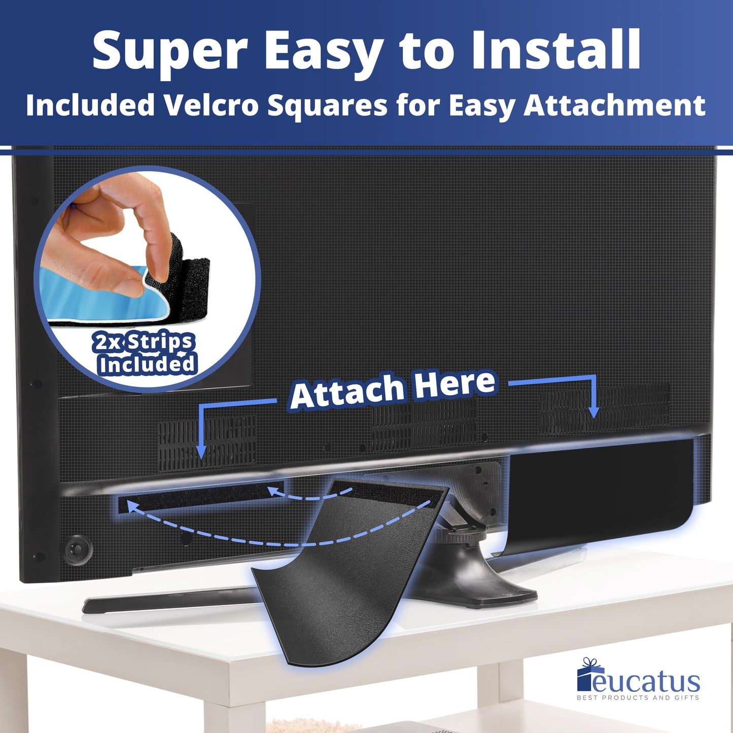 Eucatus Best Products and Gifts Juego de amplificador pasivo de altavoz de TV: redirige el sonido de cine en casa hacia ti, no el suelo sin una costosa barra de sonido. Mejora la claridad del sonido. Gran idea de regalo para mamá, papá, audiófilos y perso