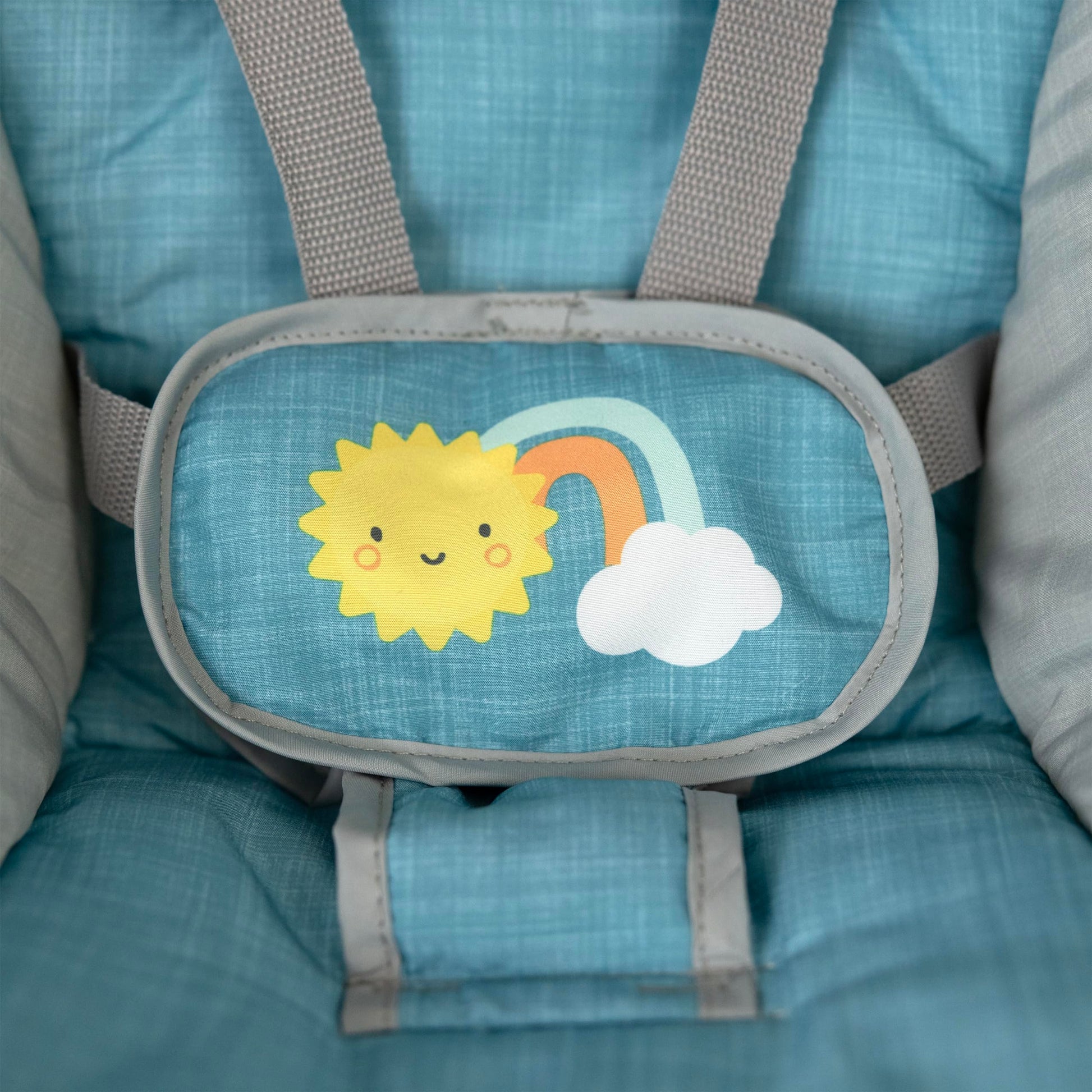 Ingenuity Silla Mecedora Plegable de Arcoíris para Bebés