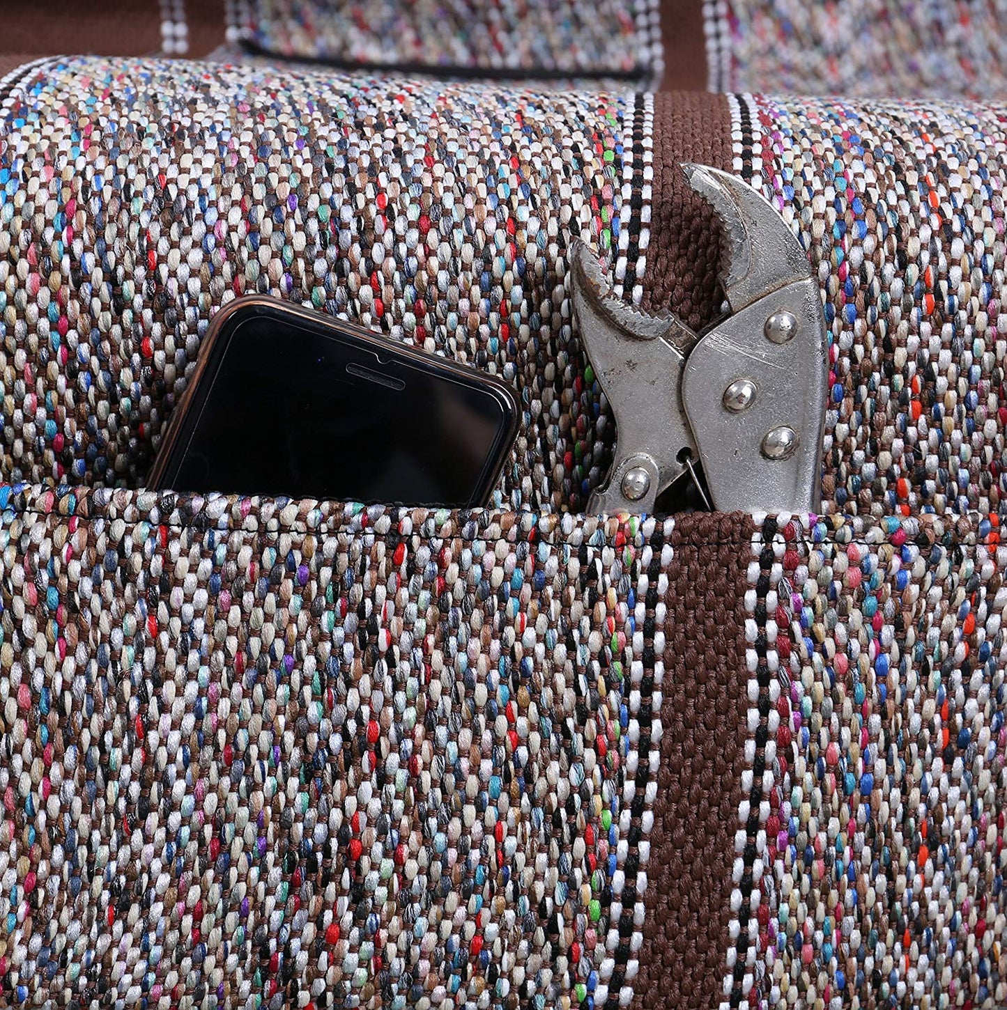 West Coast - Funda de asiento universal para sillín Baja de tamaño completo, Marrón