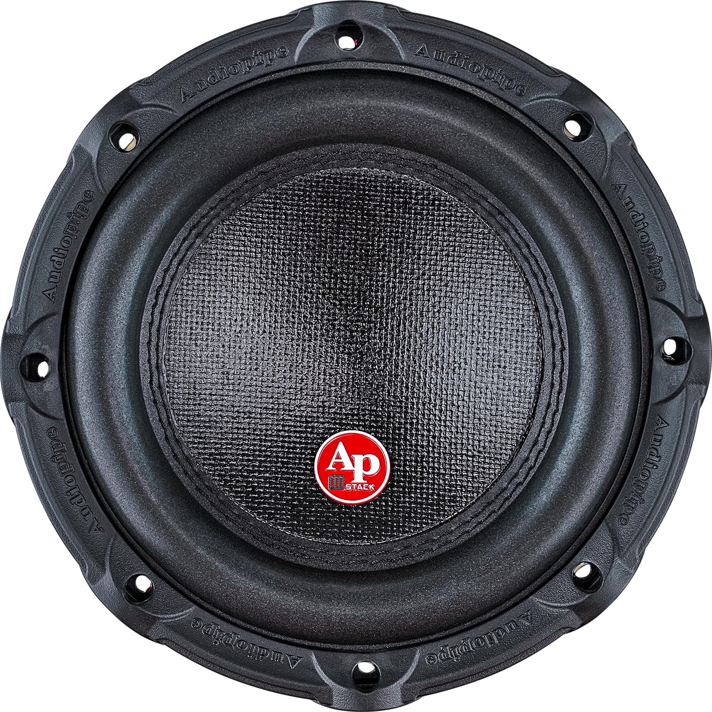 Audiopipe - Subwoofer de cono compuesto de triple pila de 8 pulgadas (TXX-BDC-III-8), rendimiento superior, 500 W, 3 imanes, bobina de voz BASV, cesta de aluminio, cono de papel sin prensa, 2 x 4