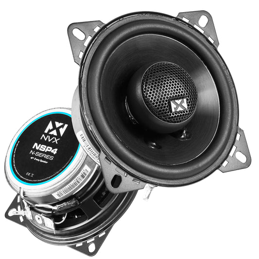 Altavoces Coaxiales NVX N-Series Seda para Coche 4 Pulgadas 60 W RMS 2 Vías