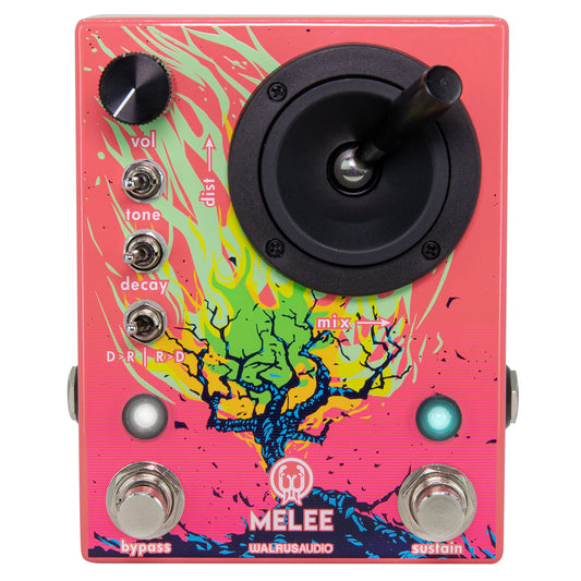 Pedal de Efectos Walrus Audio Distorsión Reverb Cuerpo a Cuerpo