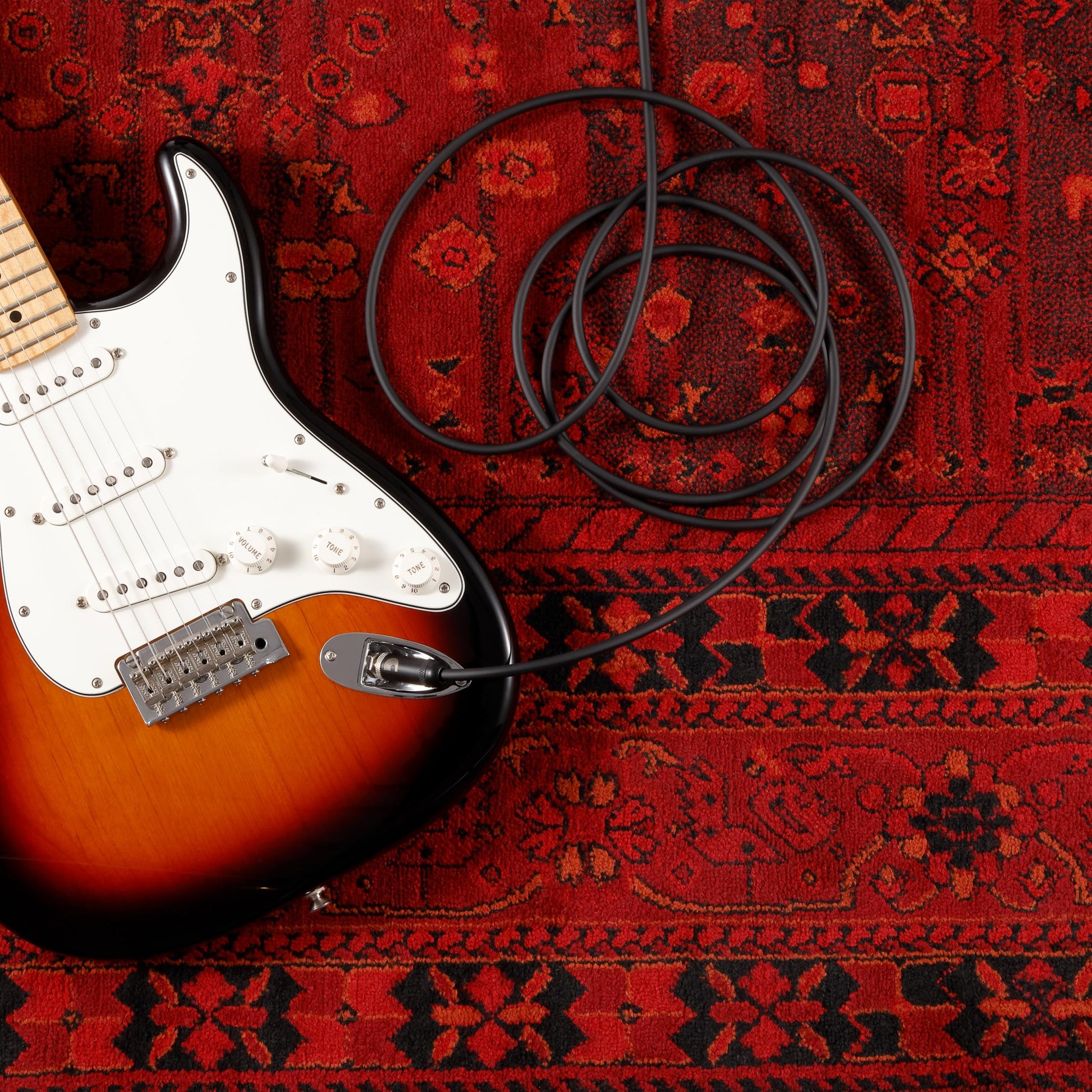 Cable de guitarra D'Addario American Stage, cable de instrumento con conectores de 1/4", extremo recto, 10 metros