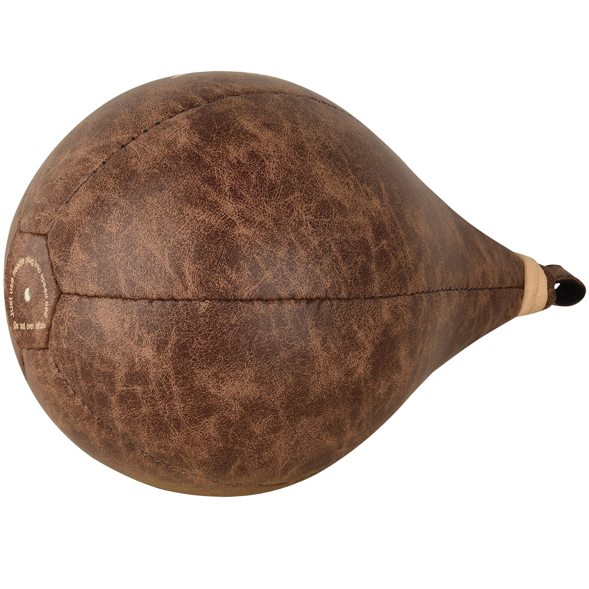 Bolsa de Boxeo FISTRAGE Beige con Kit de Entrenamiento Giratorio de Piel para MMA y Muay Thai