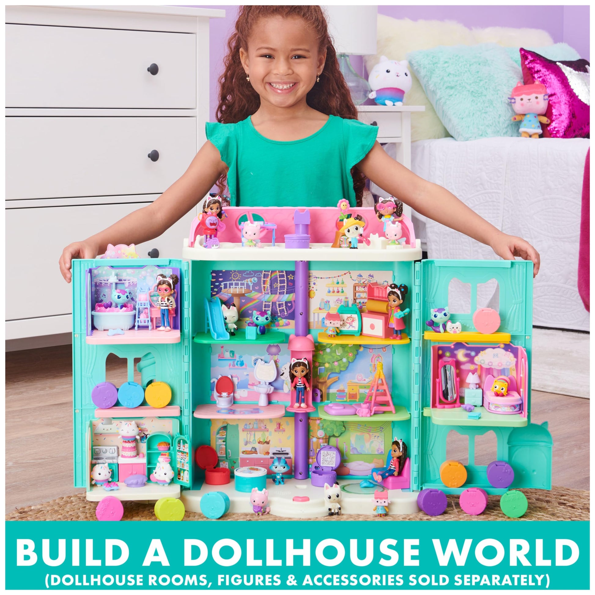 Gabby’s Dollhouse, muñeca Gabby de 20.3 cm, Juguetes para niños y niñas a Partir de 3 años