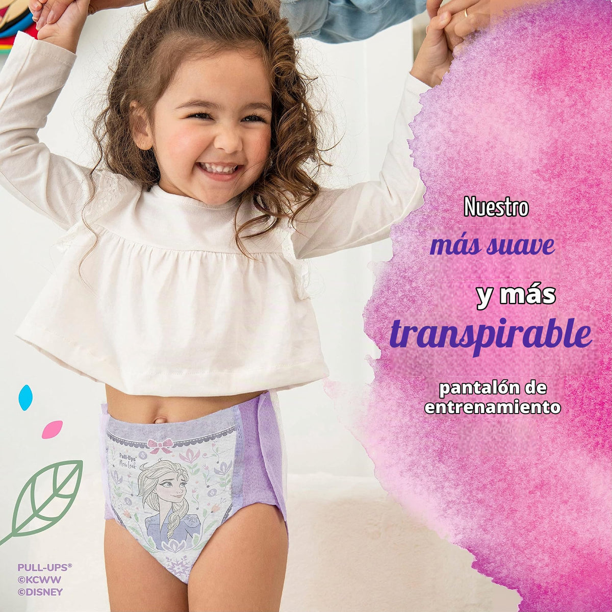 Pull-Ups New Leaf - Pantalones de entrenamiento para niñas (3T-4T, 16 unidades)