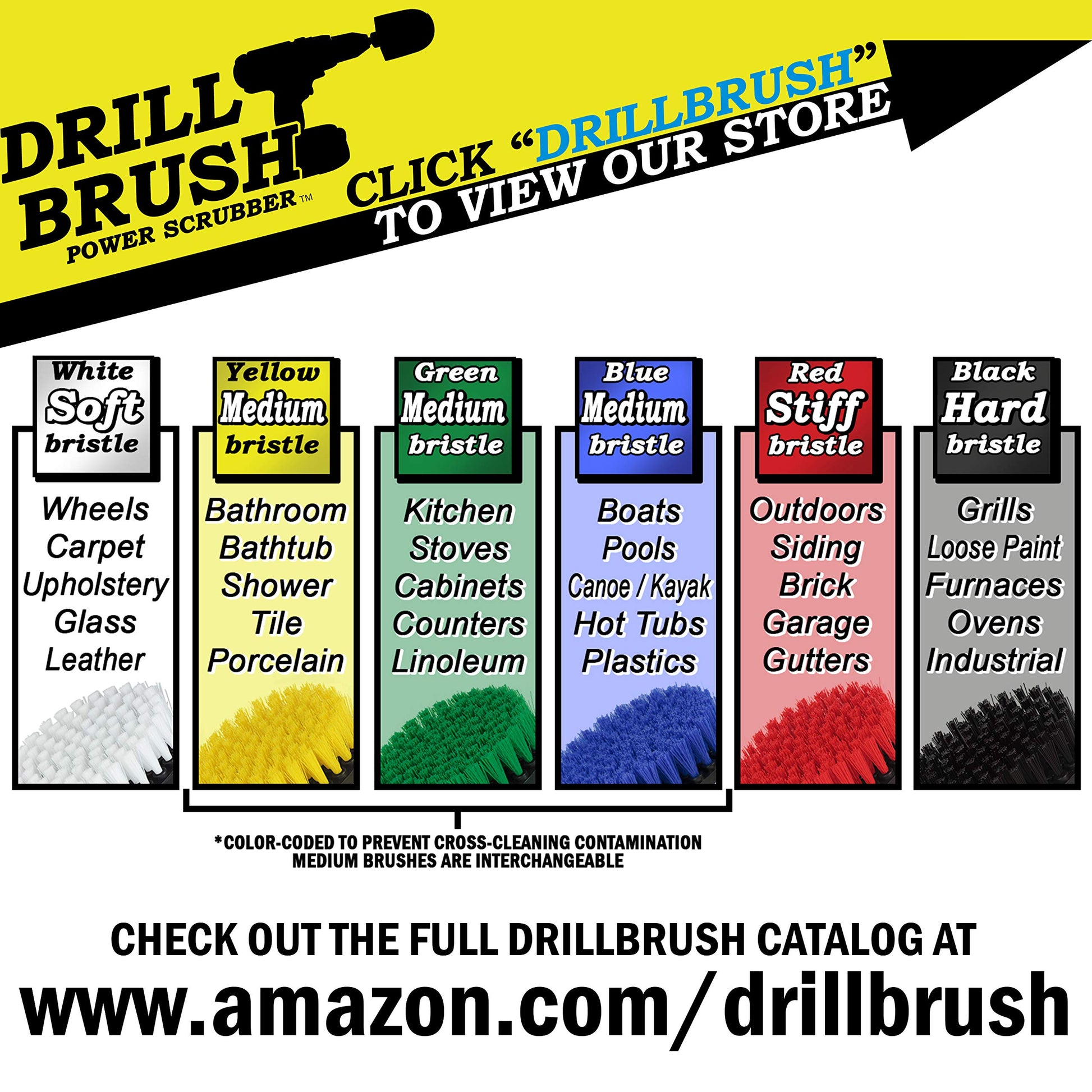 Automotriz Blanco Suave - Taladro Pincel - Limpiador de Cuero - Kit Car Wash - Productos de Limpieza de Coches - Wheel Cleaner Brush - Kit Car Detailing - Alfombra de Coches - Interior, Vinilo
