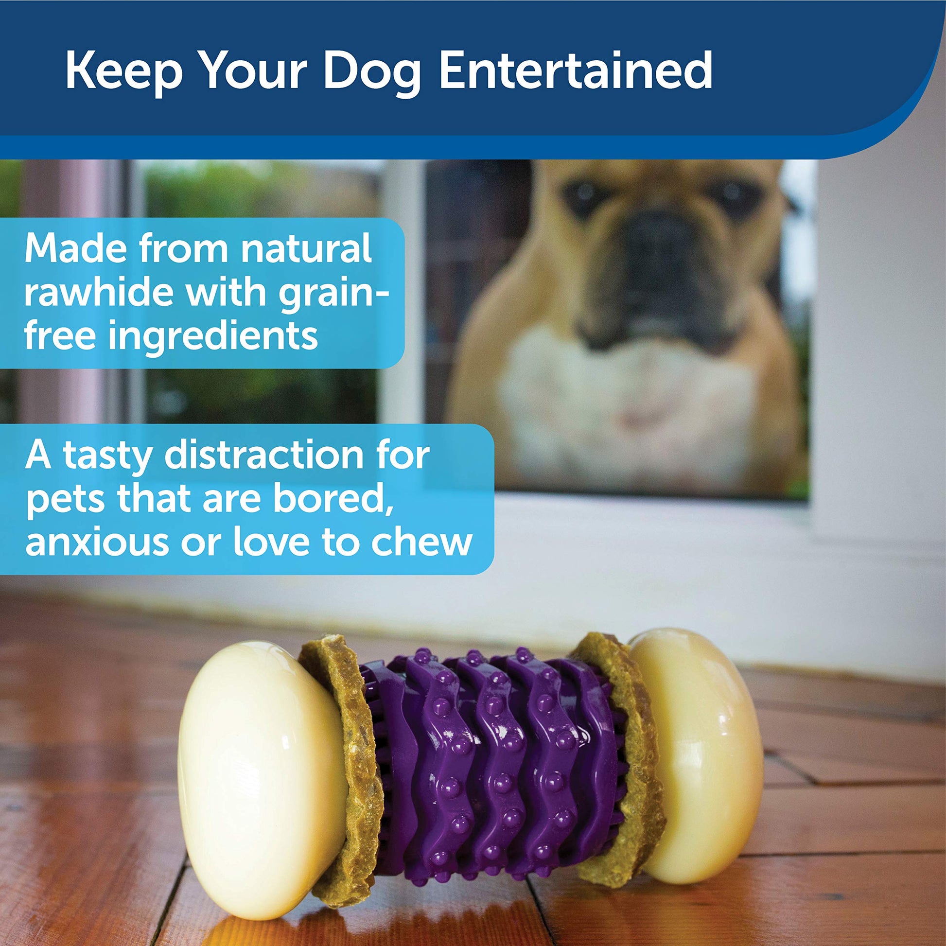 Juguete para Perros PetSafe Busy Buddy Nobbly Mediano para Masticadores Fuertes