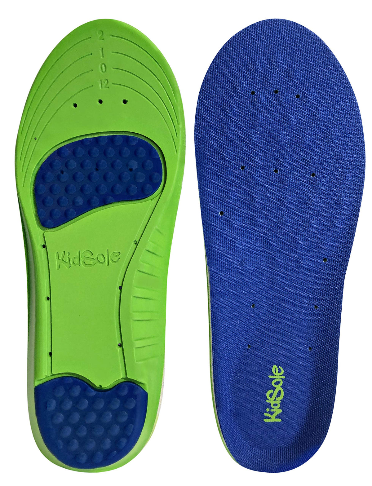 Plantillas Deportivas KidSole Dark Blue con Espuma Viscoelástica Extra para Niños Activos